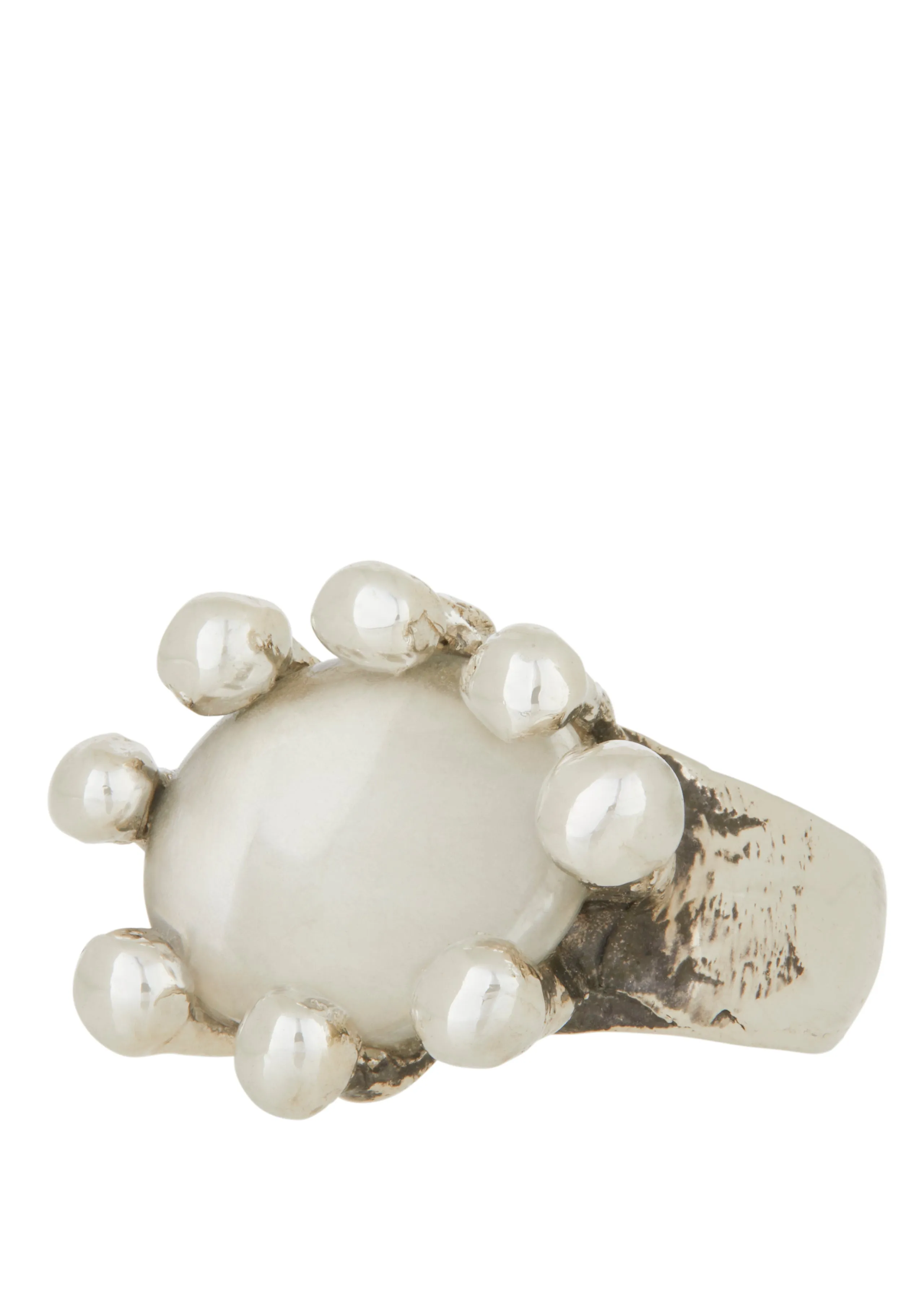 Archive Diva Ring in Sterling Silver - Crystal sold by Mondo Mondo product image thumbnail 2