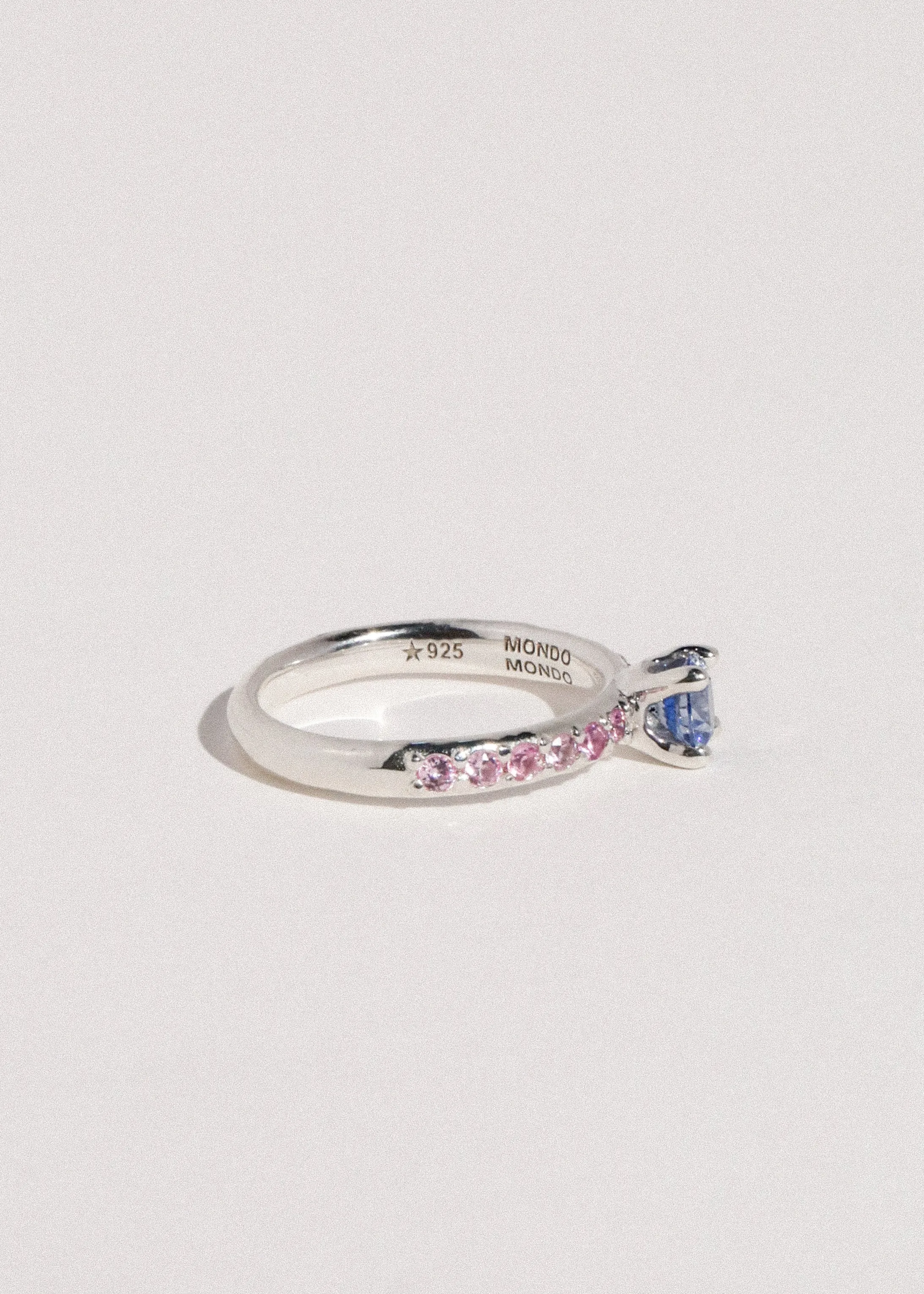 Archive Princess Pave Ring - Blue/Rose sold by Mondo Mondo product image thumbnail 2