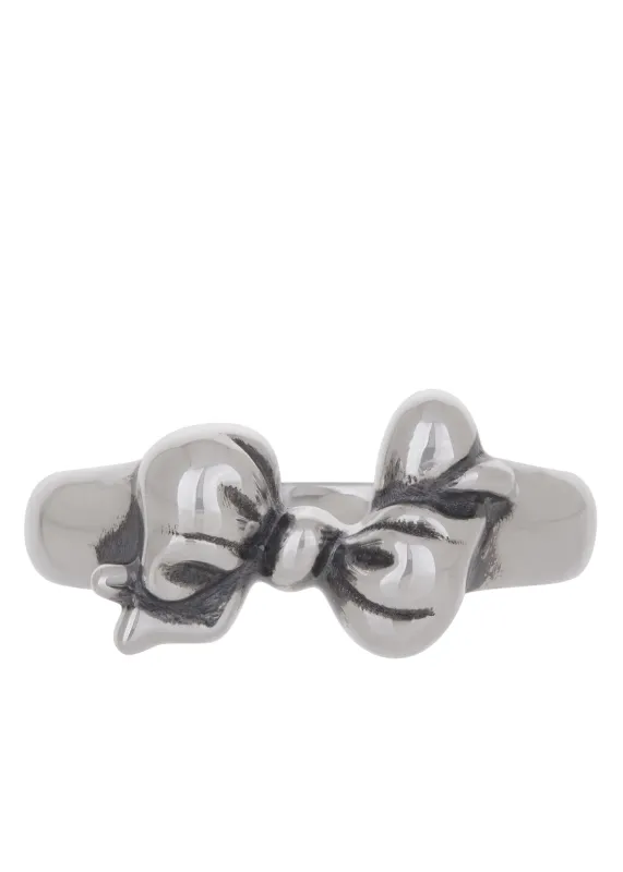 Archive Mini Bow Ring in Silver made by Mondo Mondo