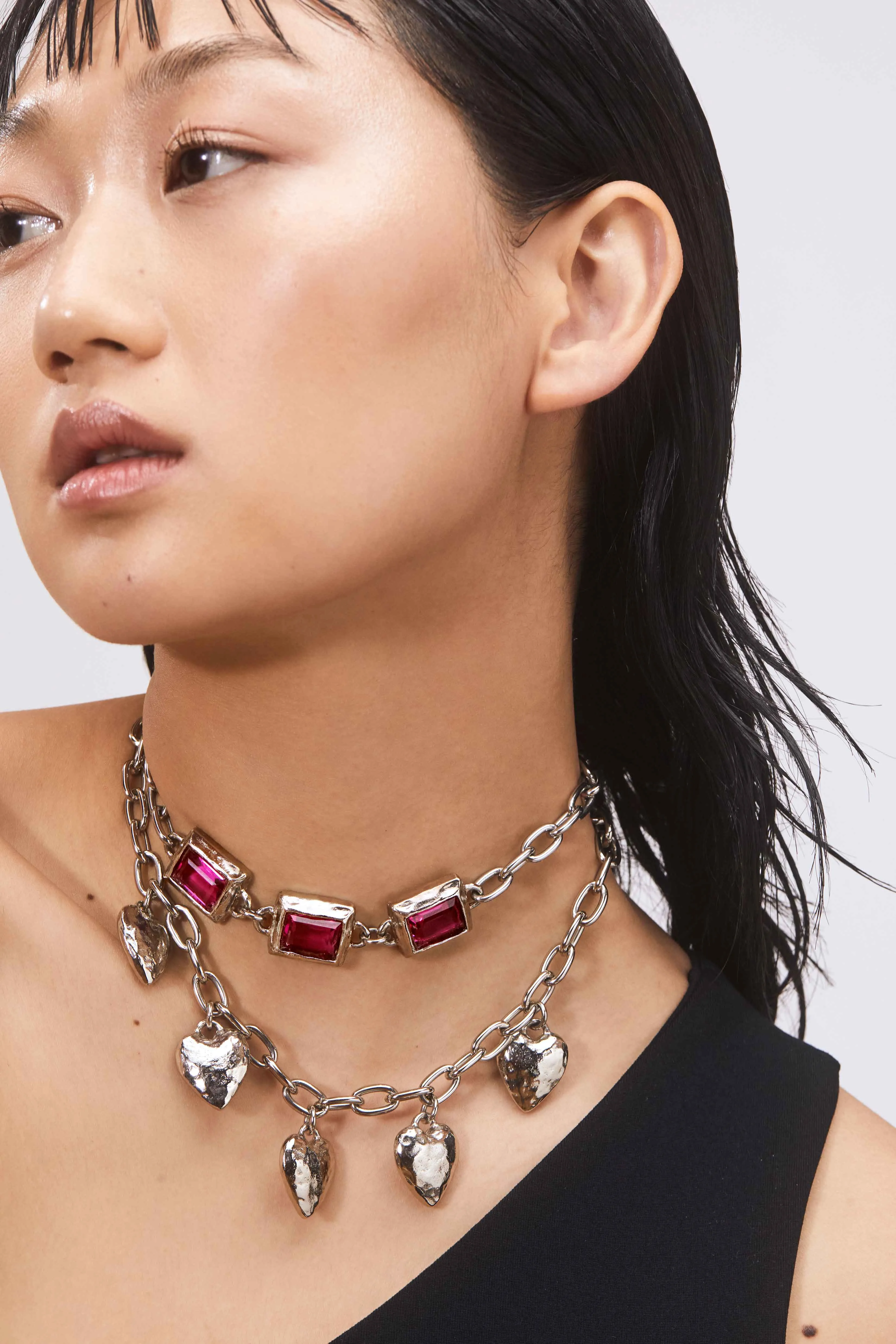 Archive Heart Burn Necklace in Silver sold by Mondo Mondo product image thumbnail 4