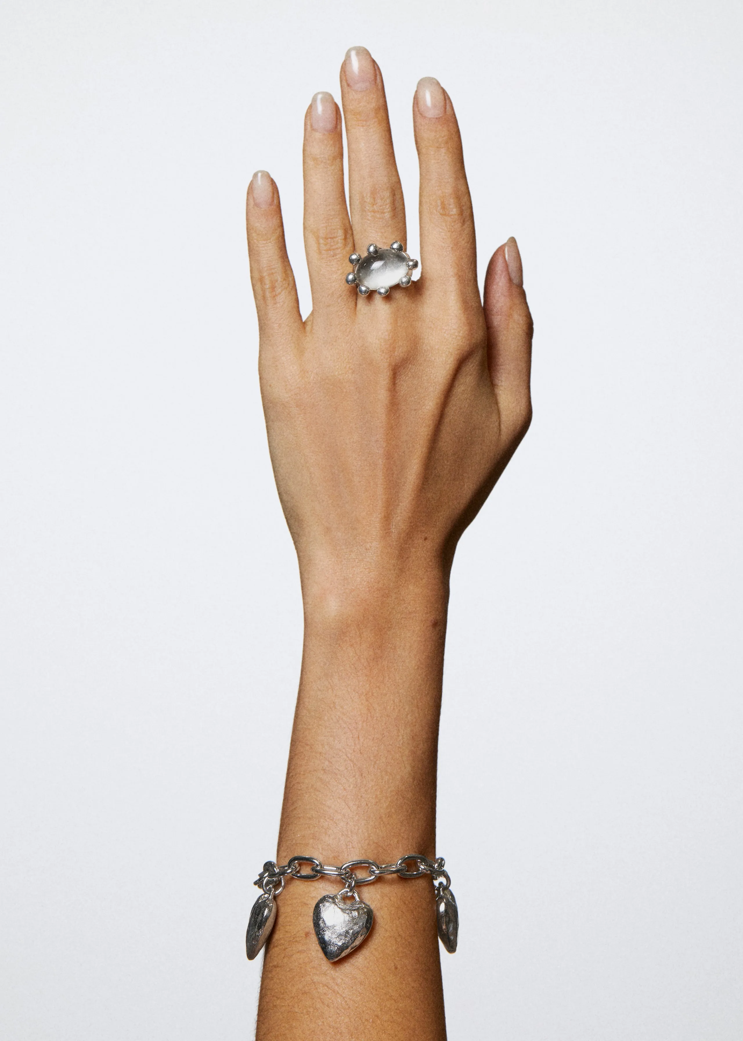 Archive Heart Burn Bracelet in Silver sold by Mondo Mondo product image thumbnail 3