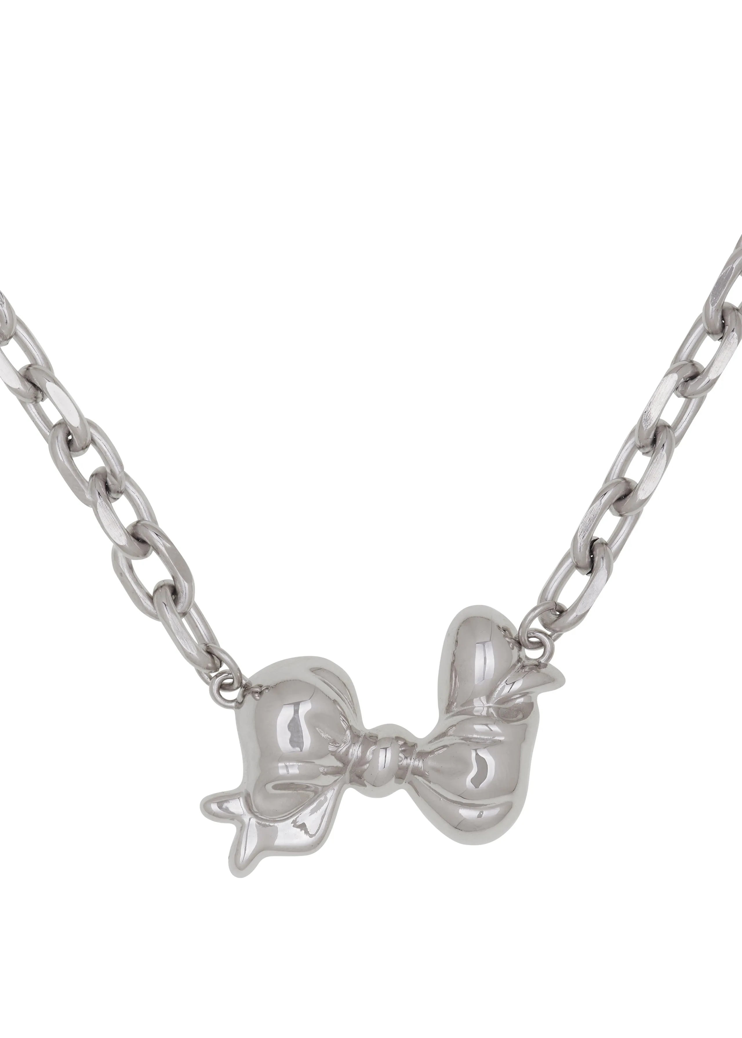 Archive Bow Choker in Silver sold by Mondo Mondo product image thumbnail 2