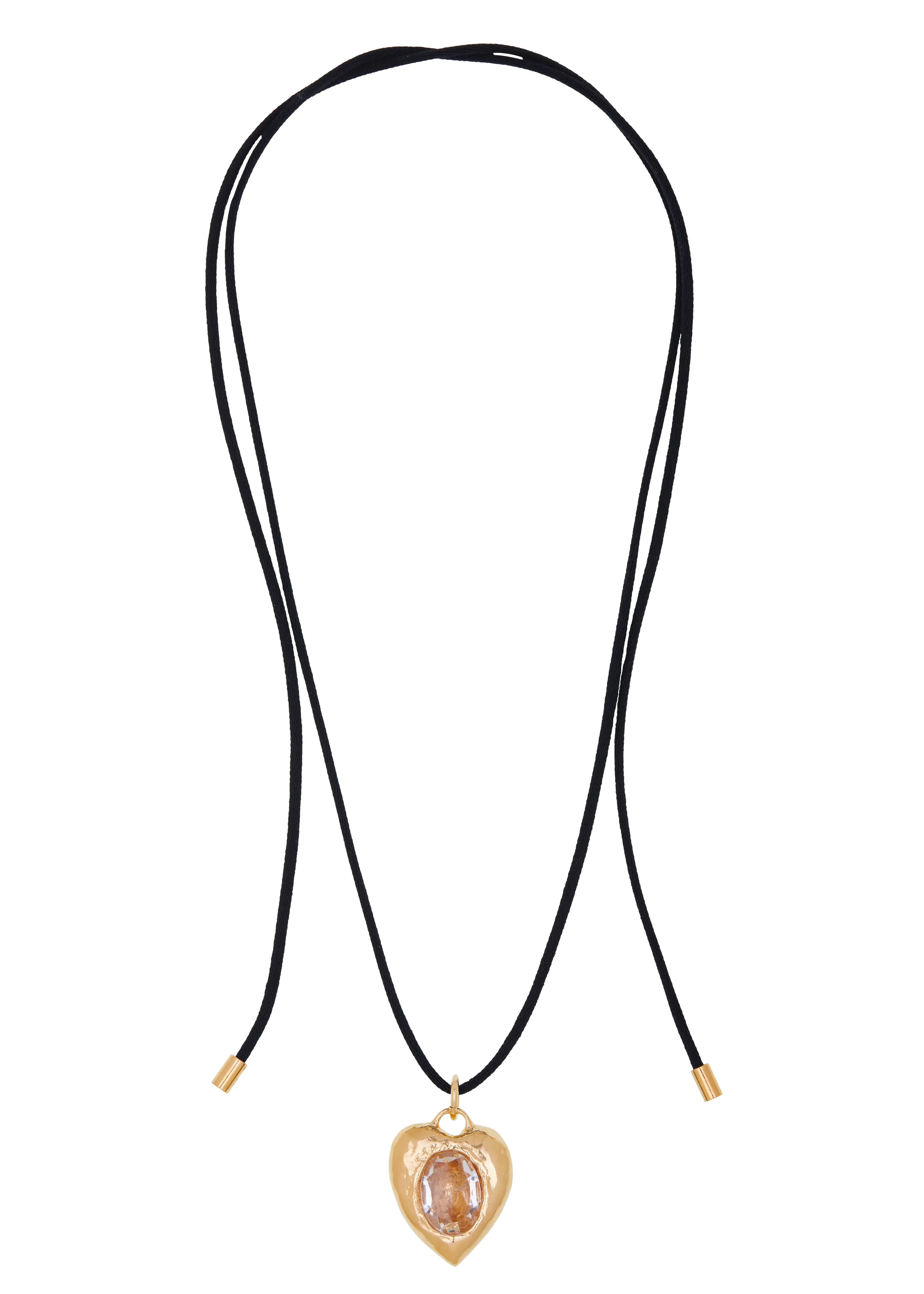 Archive Pacha Cord Necklace in Gold - Crystal sold by Mondo Mondo product image thumbnail 3