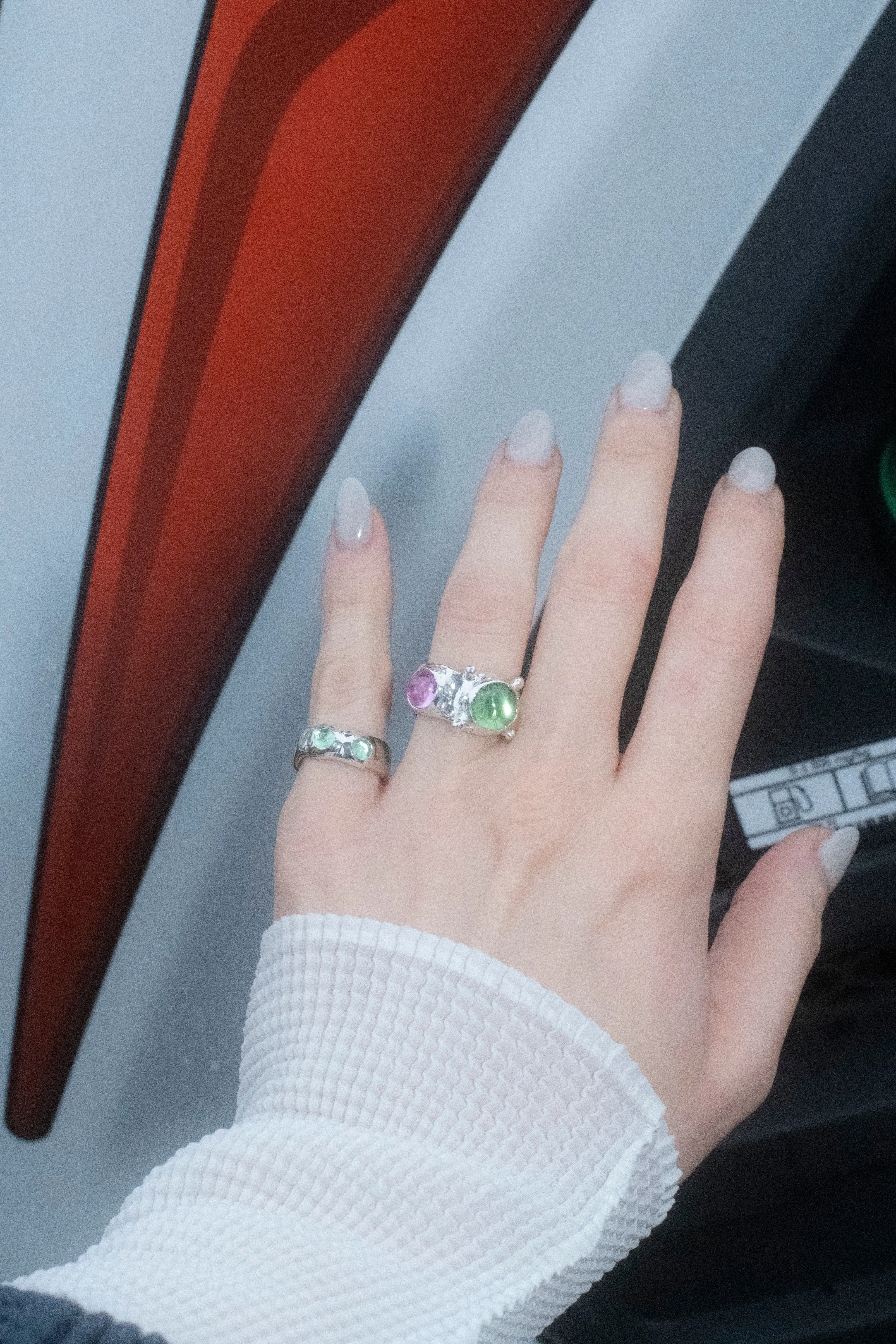 Archive Felt Ring in Sterling Silver - Lizard sold by Mondo Mondo product image thumbnail 5