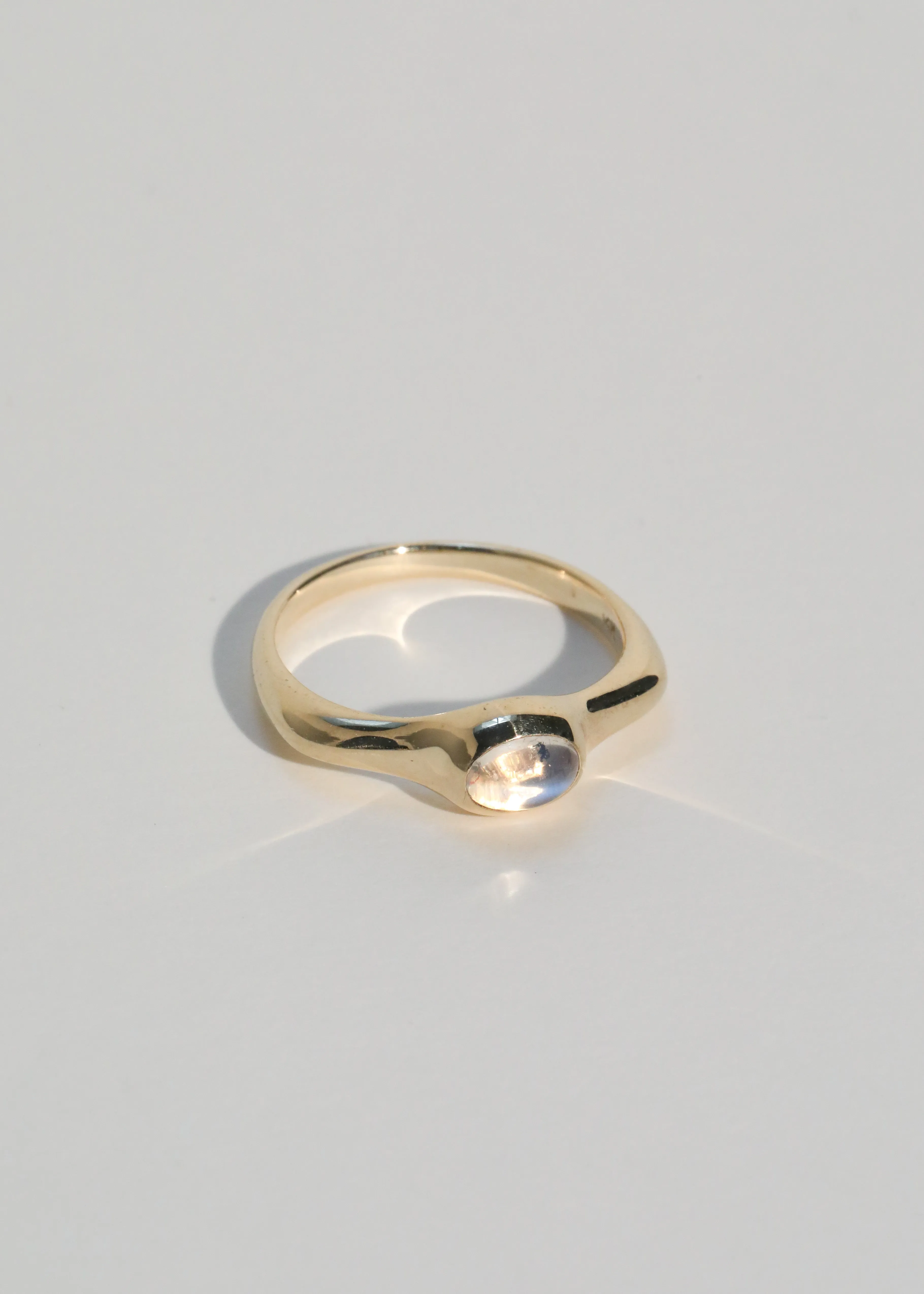 Archive Cecil Ring in Gold - Moonstone sold by Mondo Mondo