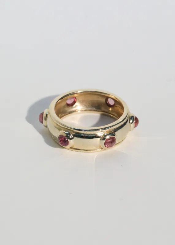 Archive Palmas Ring - Pink Tourmaline made by Mondo Mondo