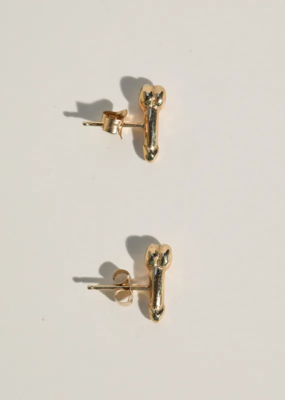 Archive Animus Studs in 14k made by Mondo Mondo