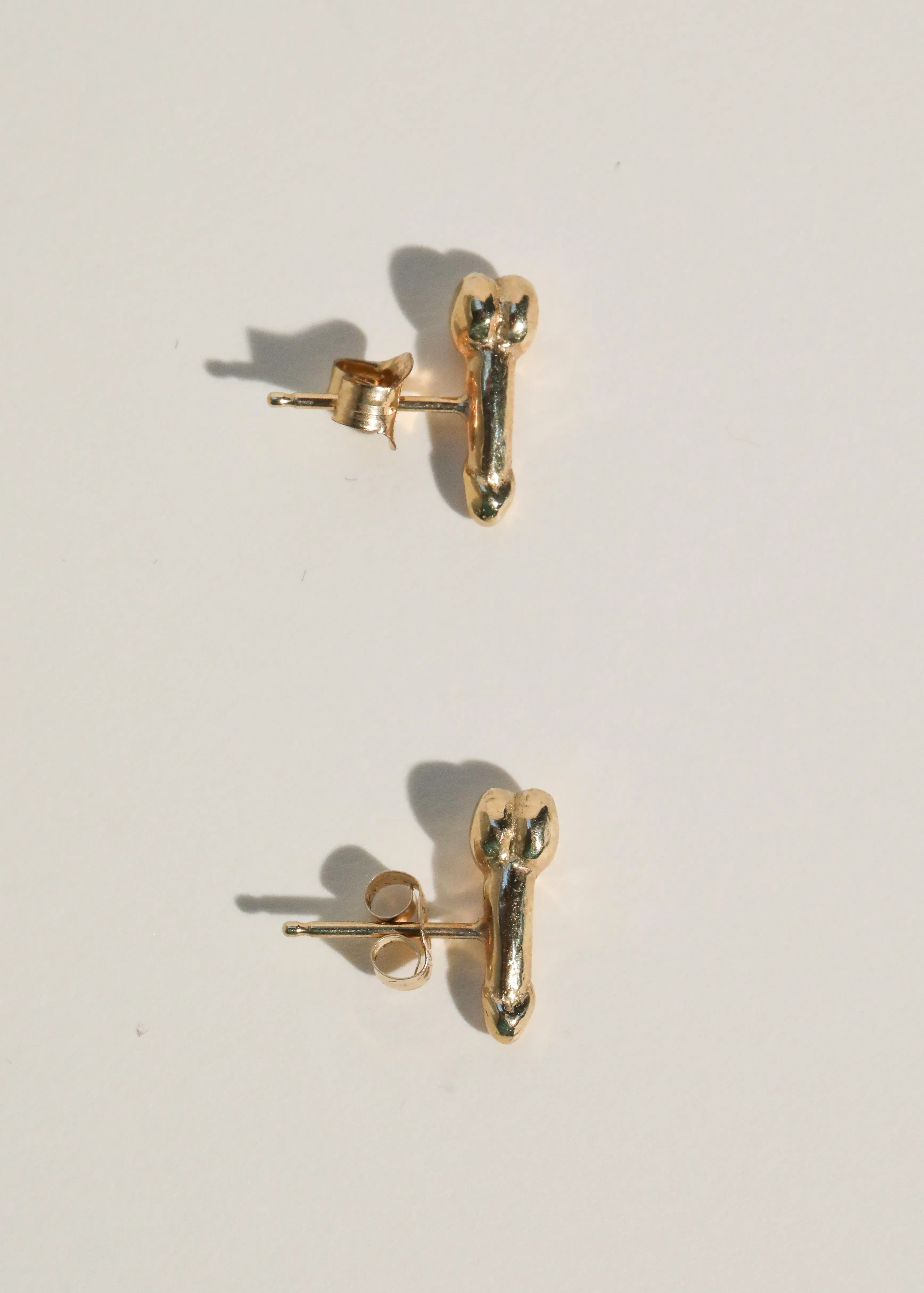 Archive Animus Studs in 14k sold by Mondo Mondo