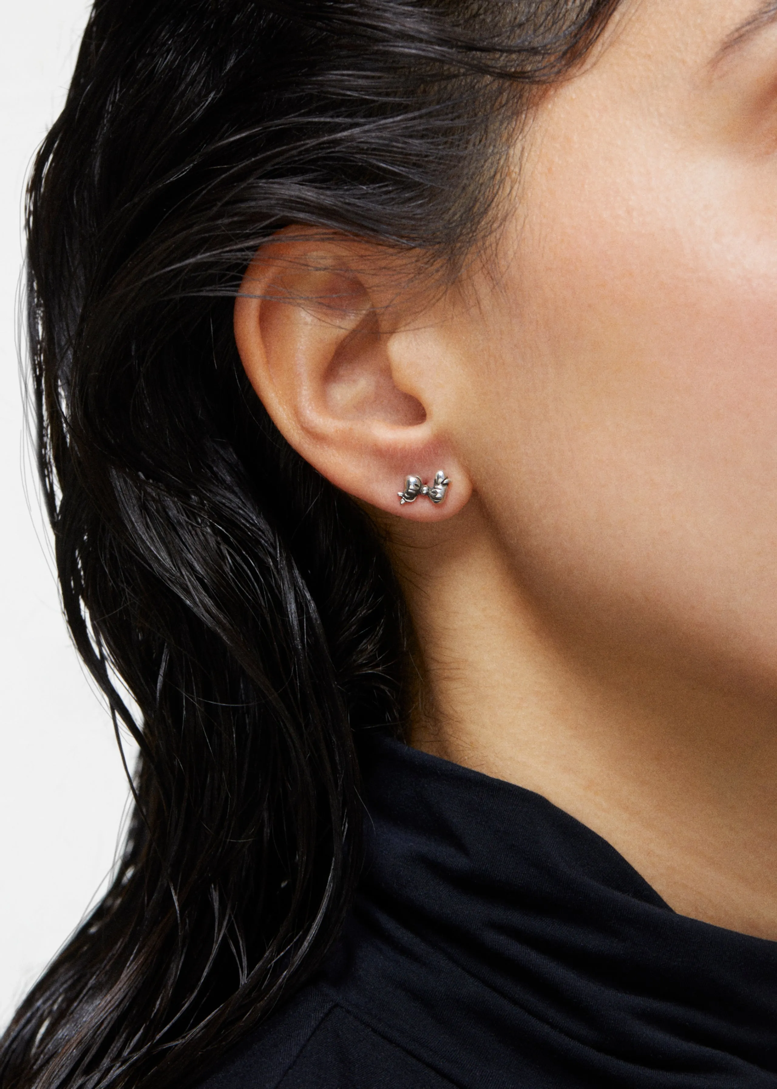 Archive Mini Bow Studs in 14k sold by Mondo Mondo product image thumbnail 2