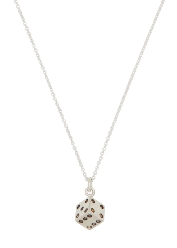 Archive Dice Charm in Sterling Silver - Solid made by Mondo Mondo