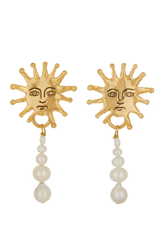 Archive Helios Earrings made by Mondo Mondo