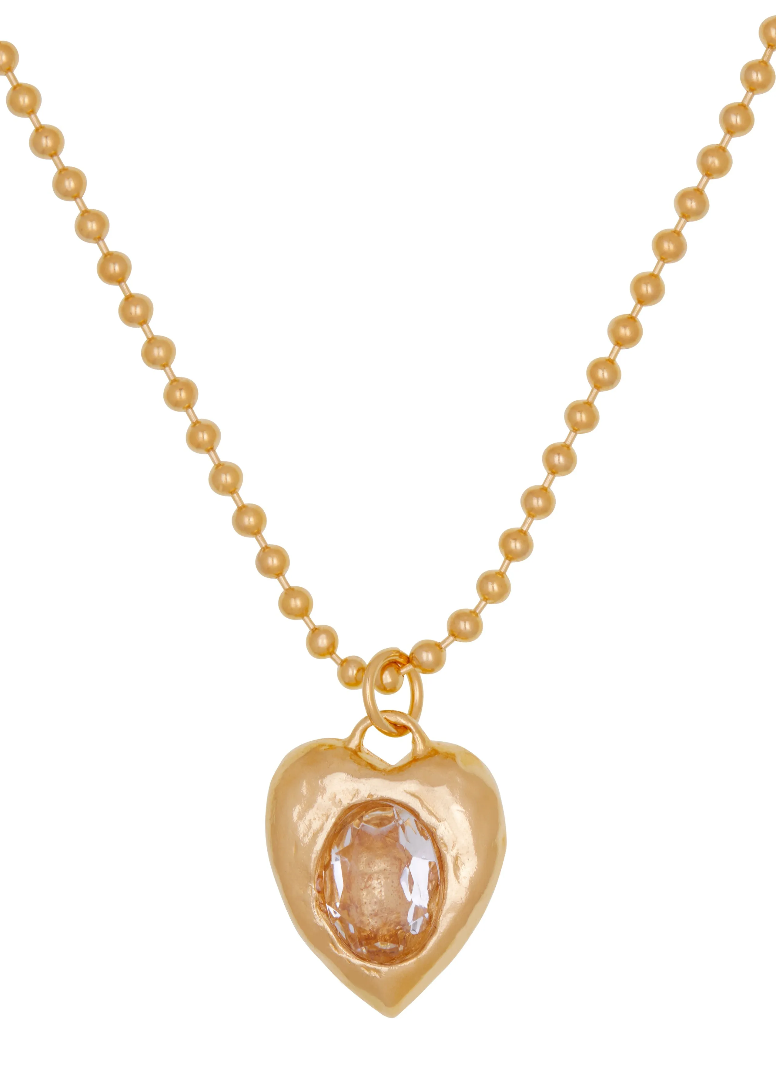 Archive Pacha Necklace in Gold - Crystal sold by Mondo Mondo product image thumbnail 2