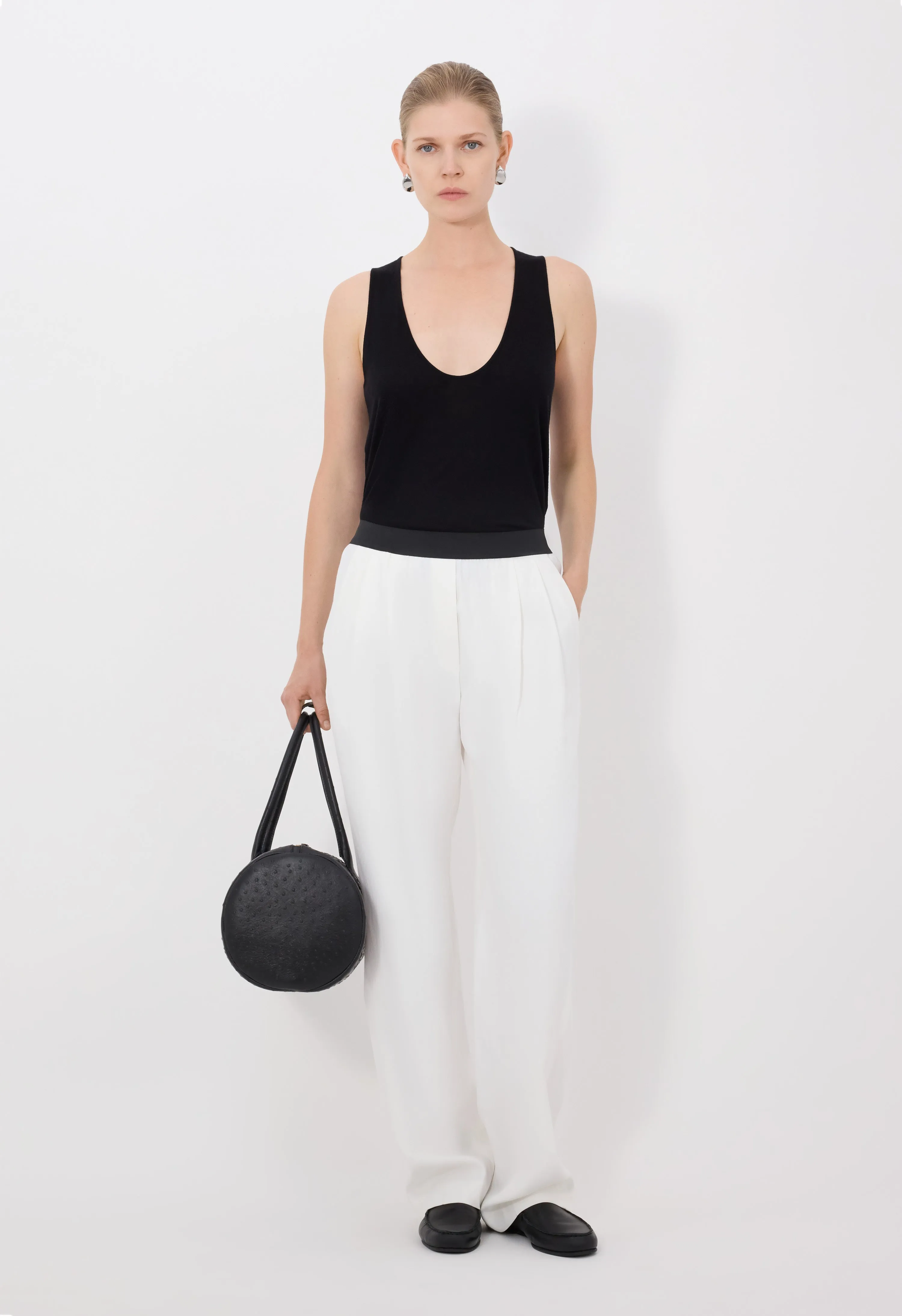 TAKAROA LDS Elasticated waistband trousers sold by Loulou De Saison
