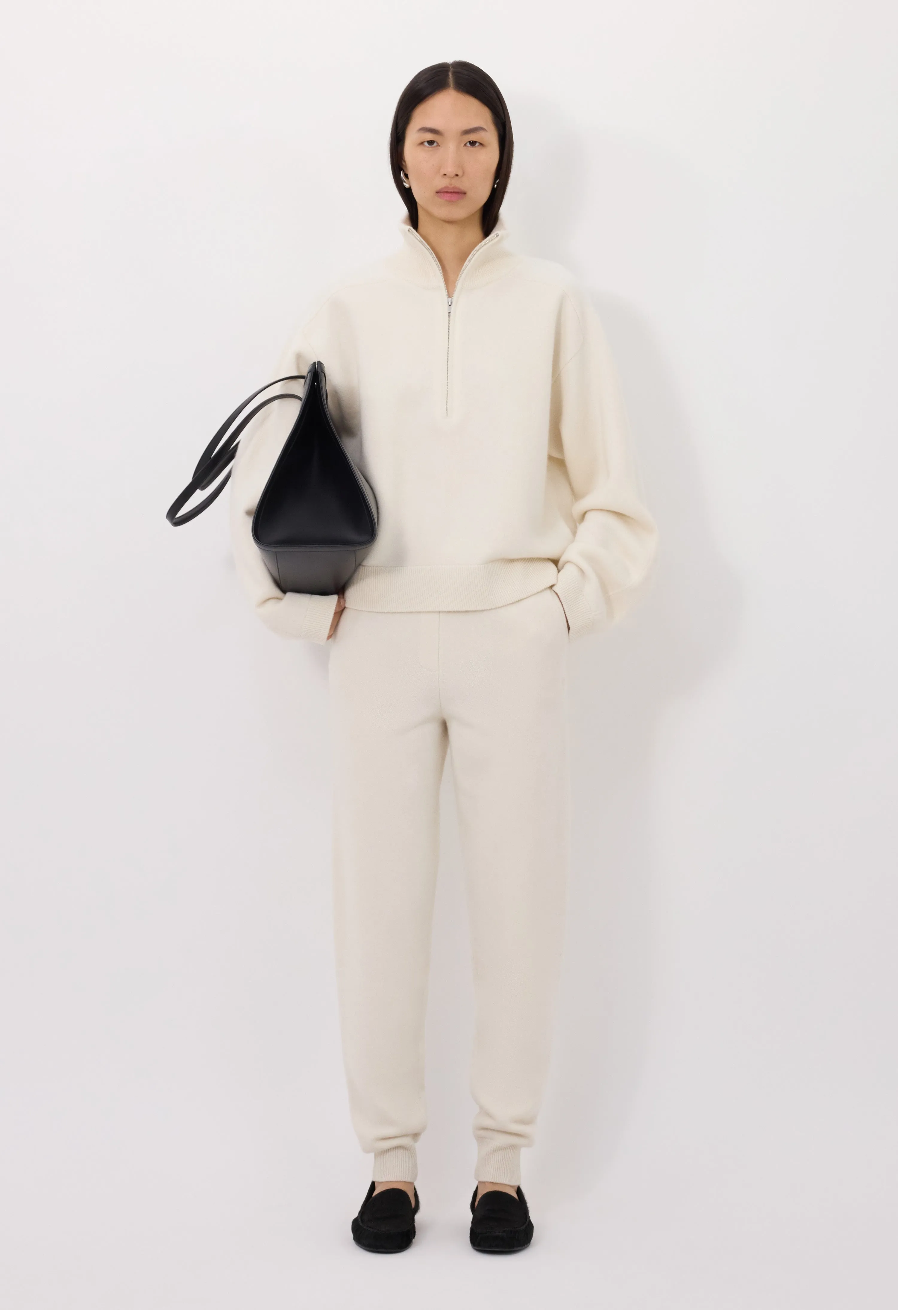 DRIES Cashmere zipped sweater sold by Loulou De Saison