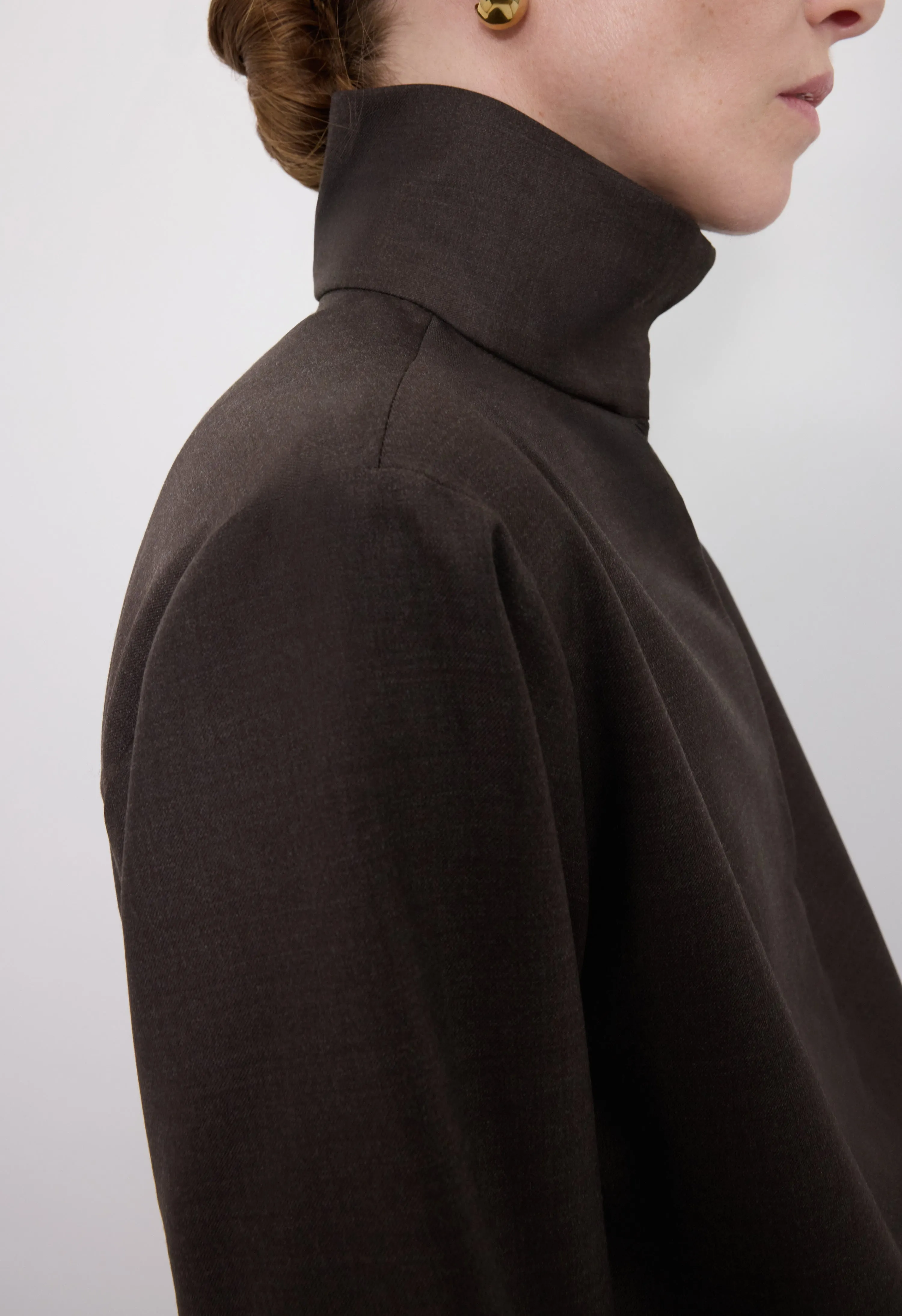 ZYLA Stand collar blouse sold by Loulou De Saison product image thumbnail 4