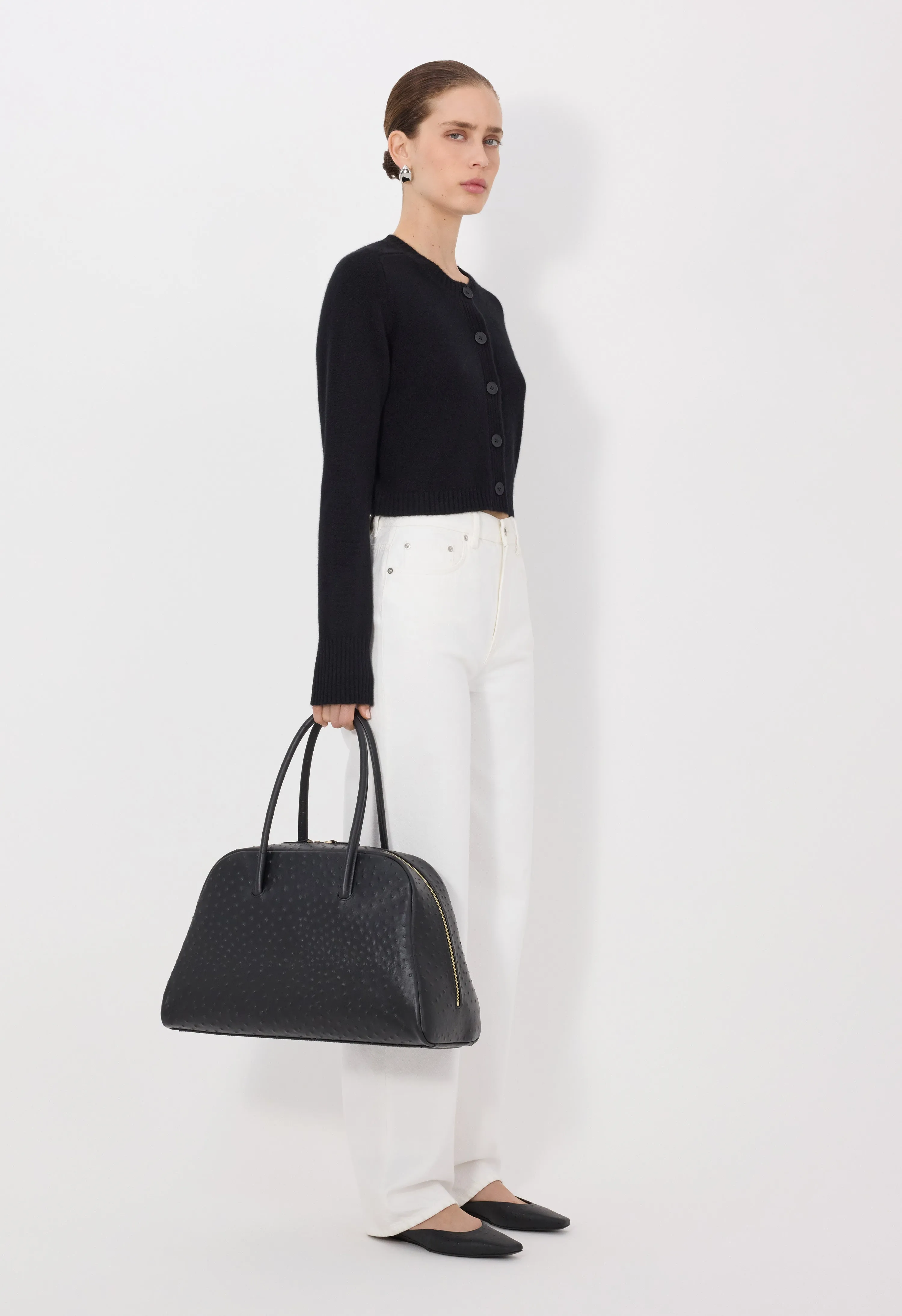 ZEPHIR LDS Cropped cashmere cardigan sold by Loulou De Saison product image thumbnail 3