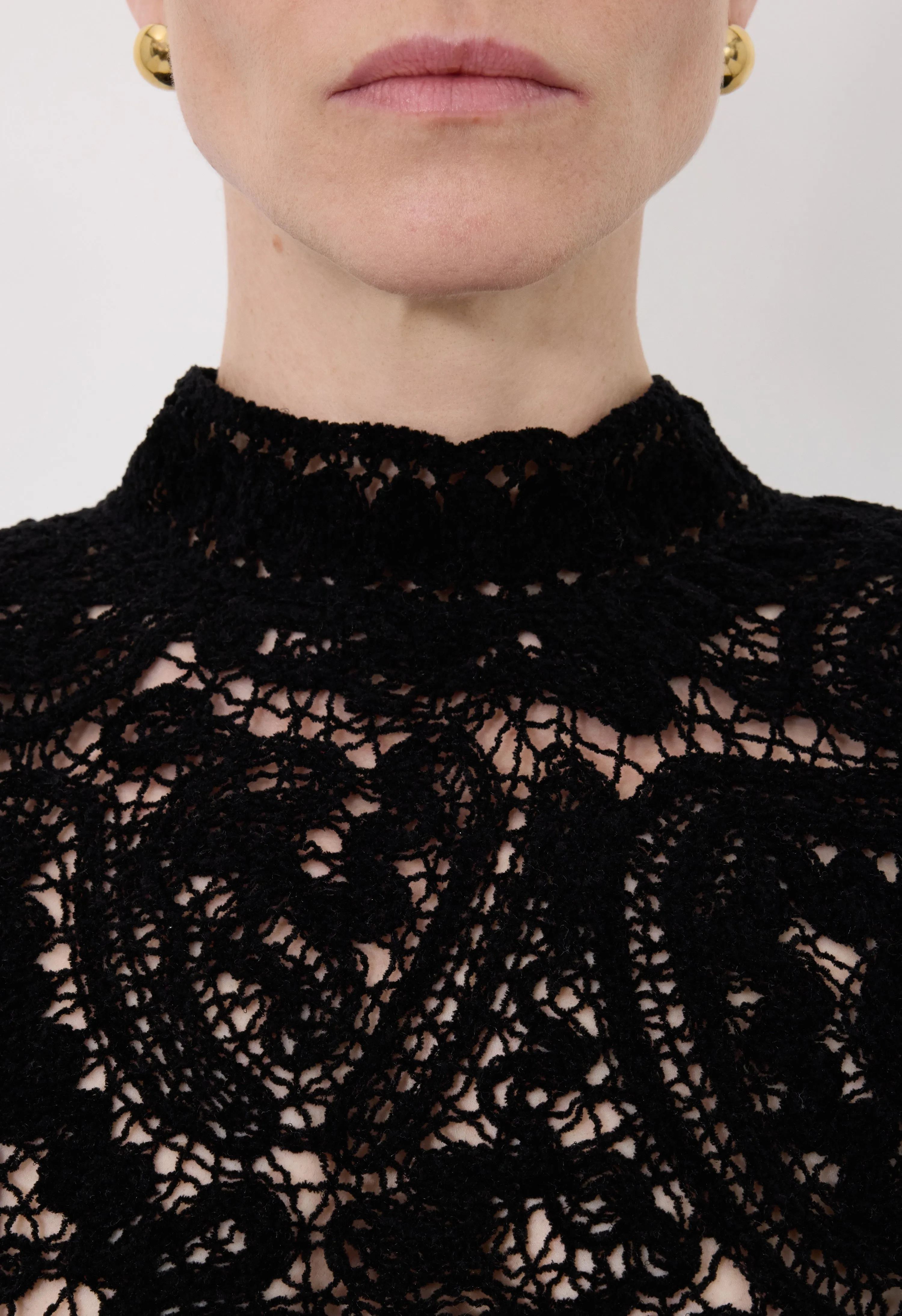 WADE Velvet silk knit top sold by Loulou De Saison product image thumbnail 4