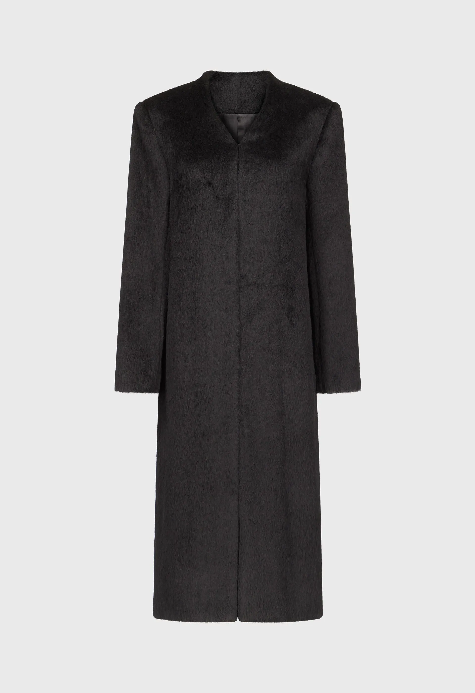 VOSS Alpaga blend V neck coat sold by Loulou De Saison product image thumbnail 2