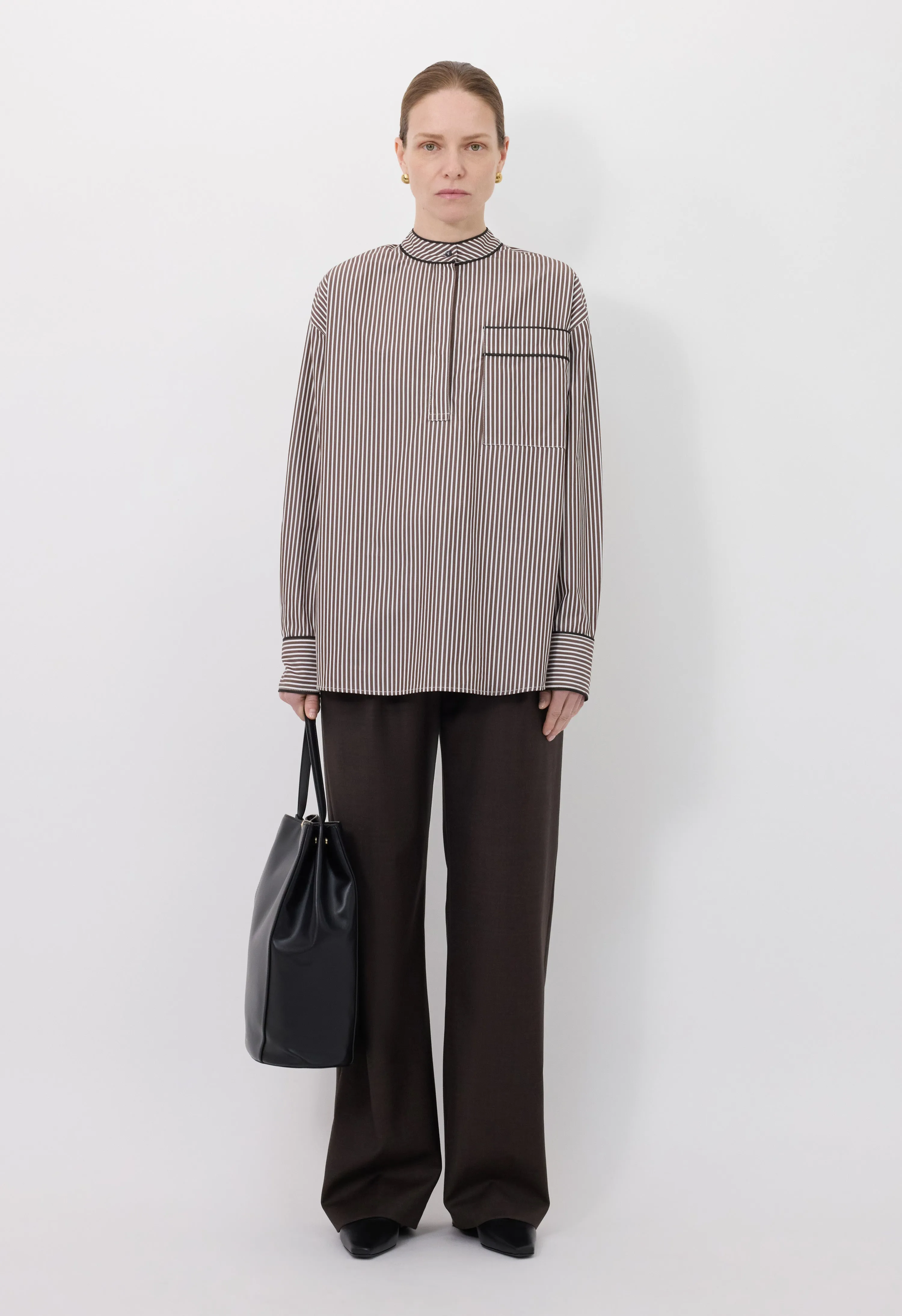 VERNA Cotton poplin shirt sold by Loulou De Saison