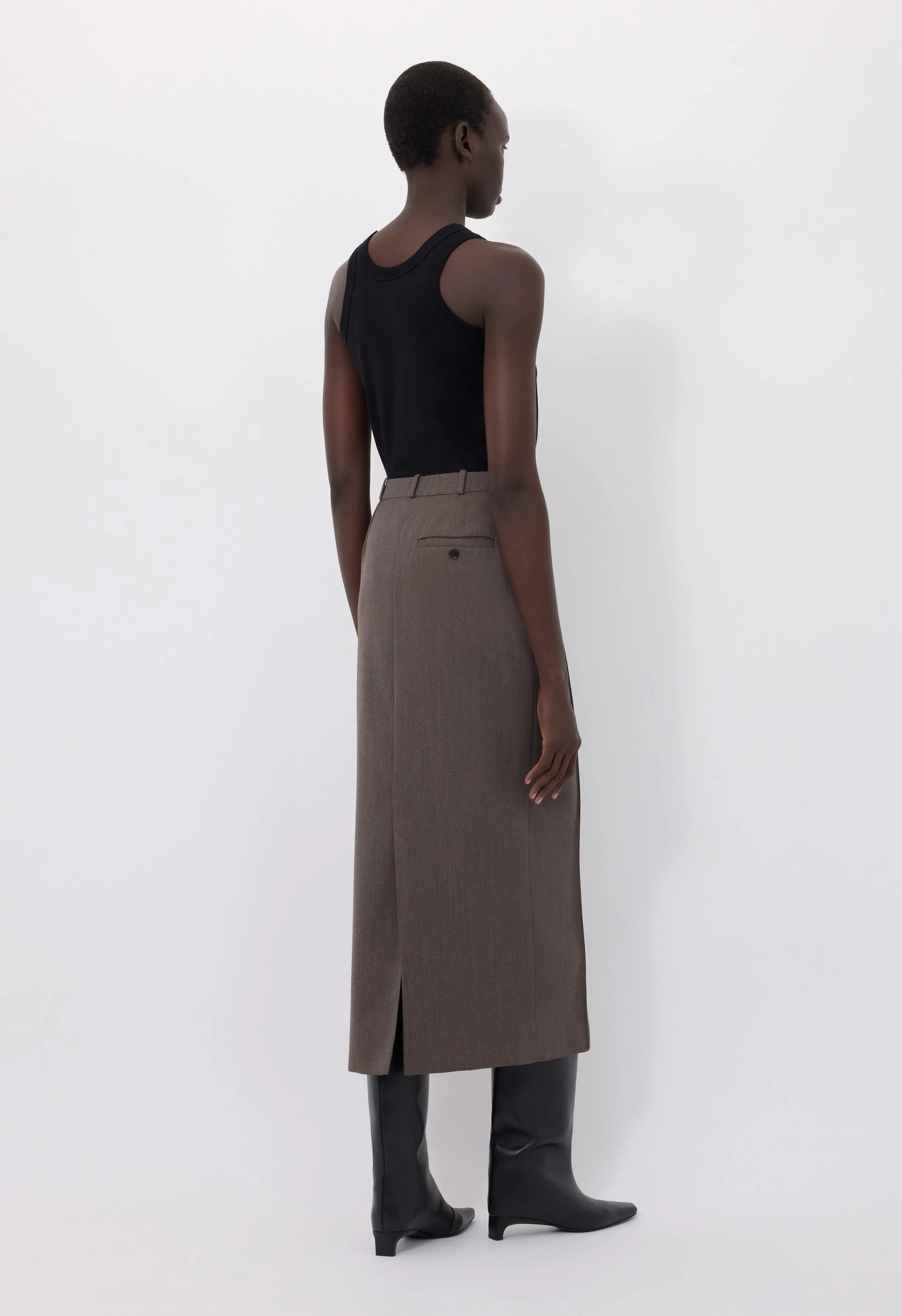 VERA Wool maxi skirt sold by Loulou De Saison product image thumbnail 5
