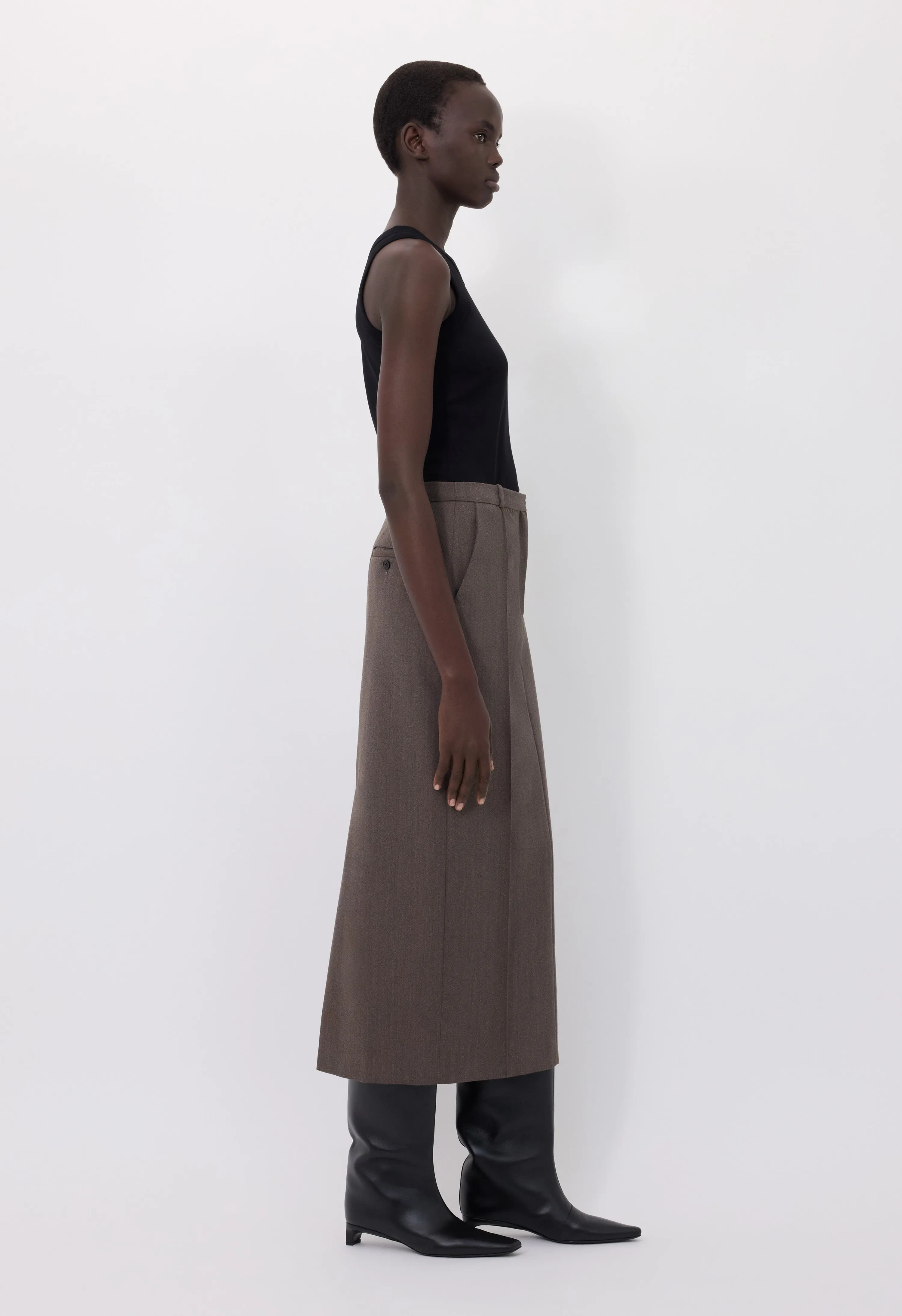 VERA Wool maxi skirt sold by Loulou De Saison product image thumbnail 3