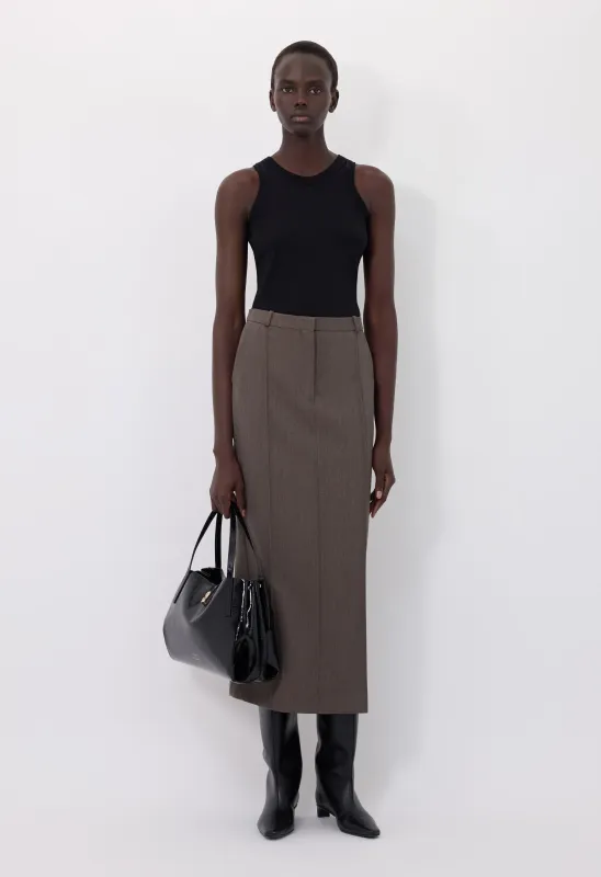 VERA Wool maxi skirt made by Loulou De Saison