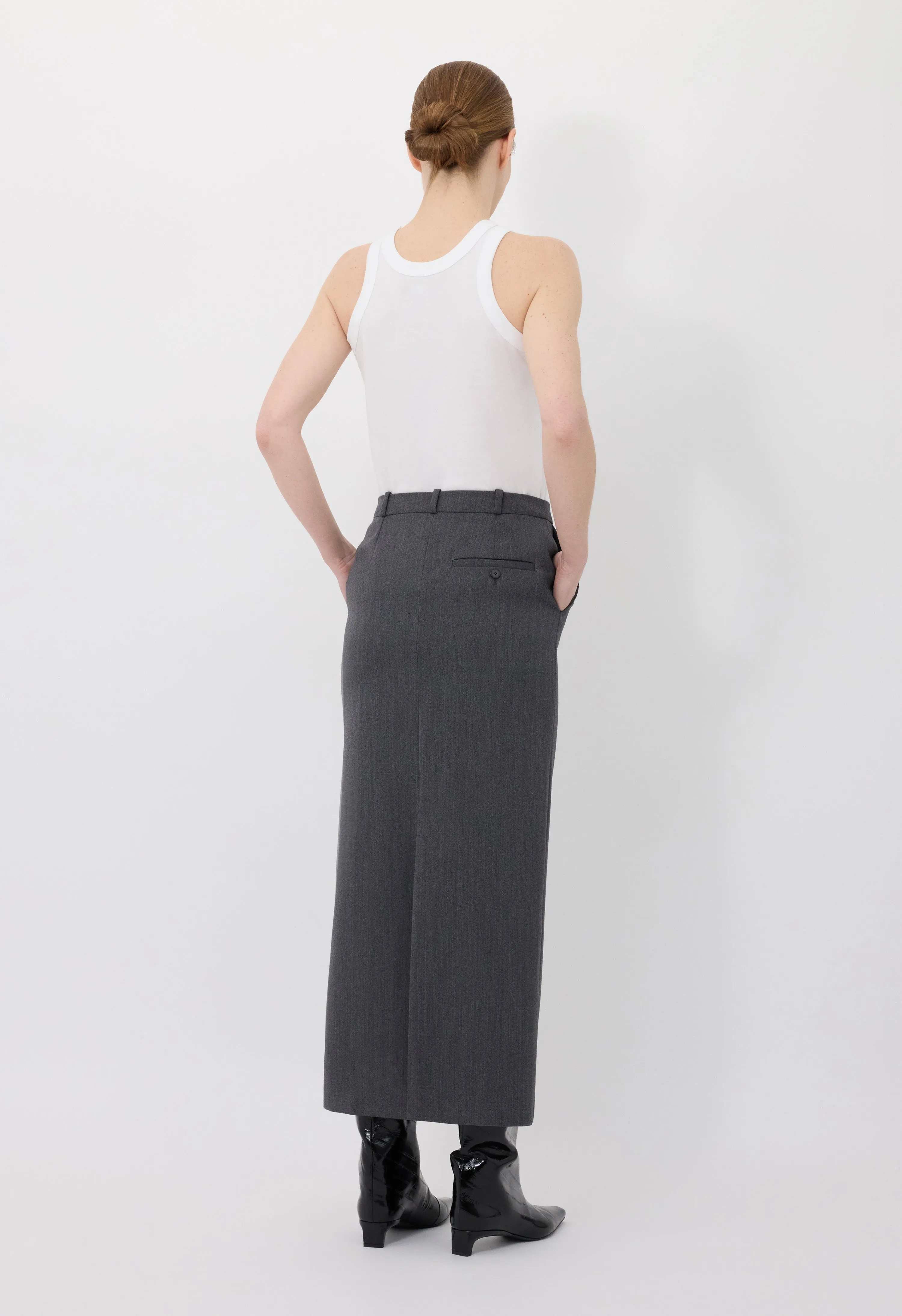 VERA Wool maxi skirt sold by Loulou De Saison product image thumbnail 5