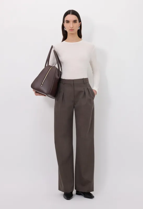 TARA Wool trousers made by Loulou De Saison