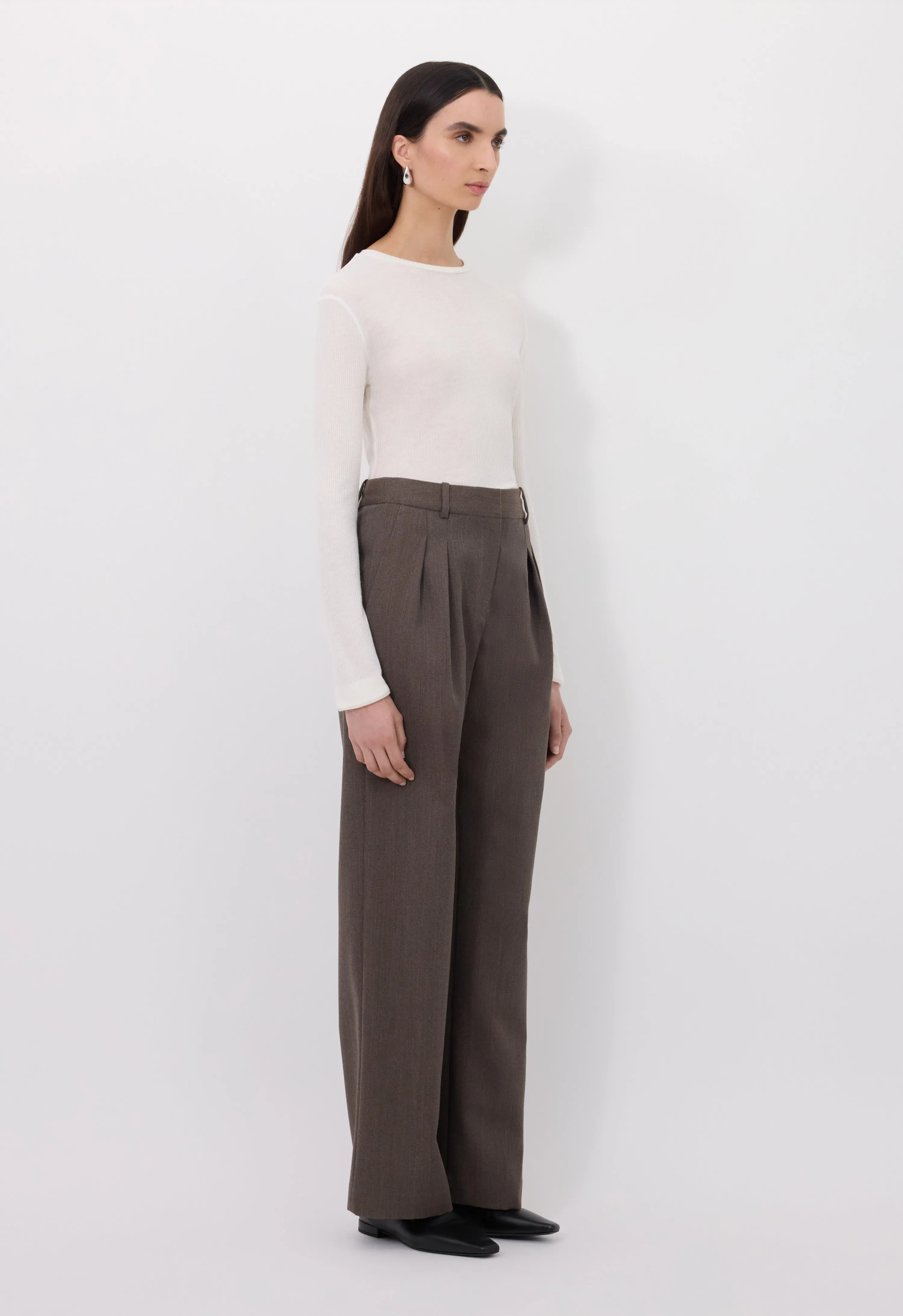 TARA Wool trousers sold by Loulou De Saison product image thumbnail 3