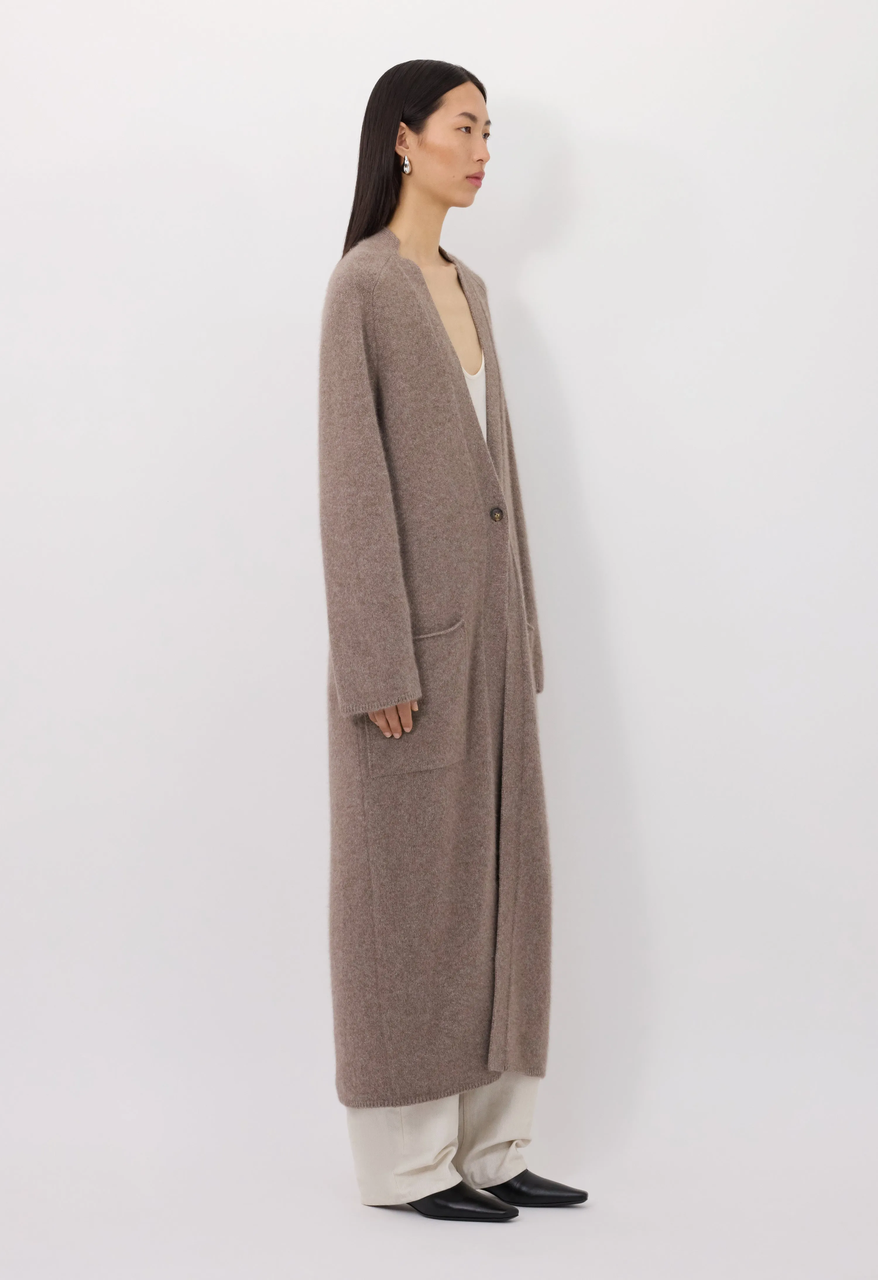 SMET Yak blend maxi cardigan sold by Loulou De Saison product image thumbnail 3