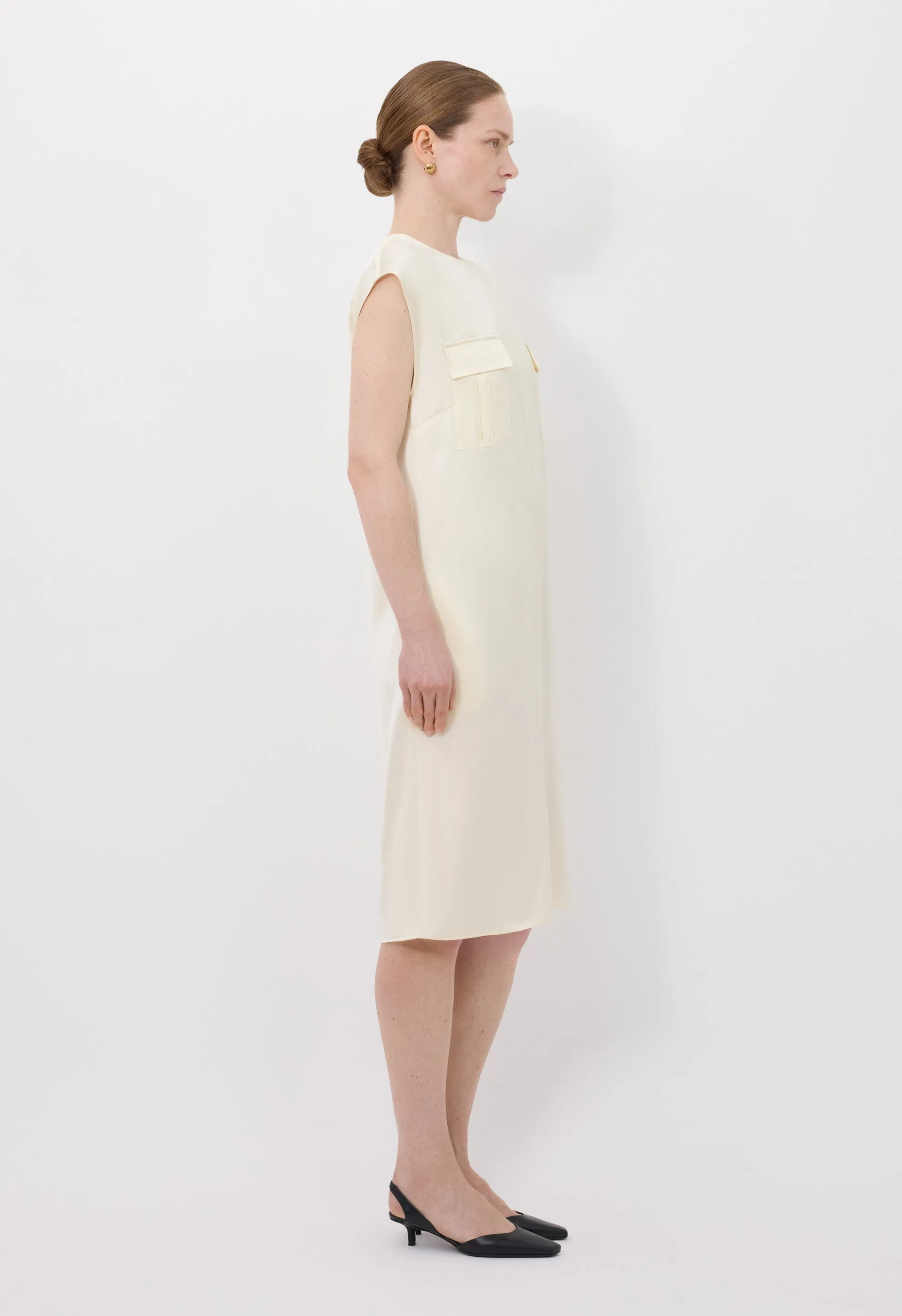 SEENA Satin dress sold by Loulou De Saison product image thumbnail 3