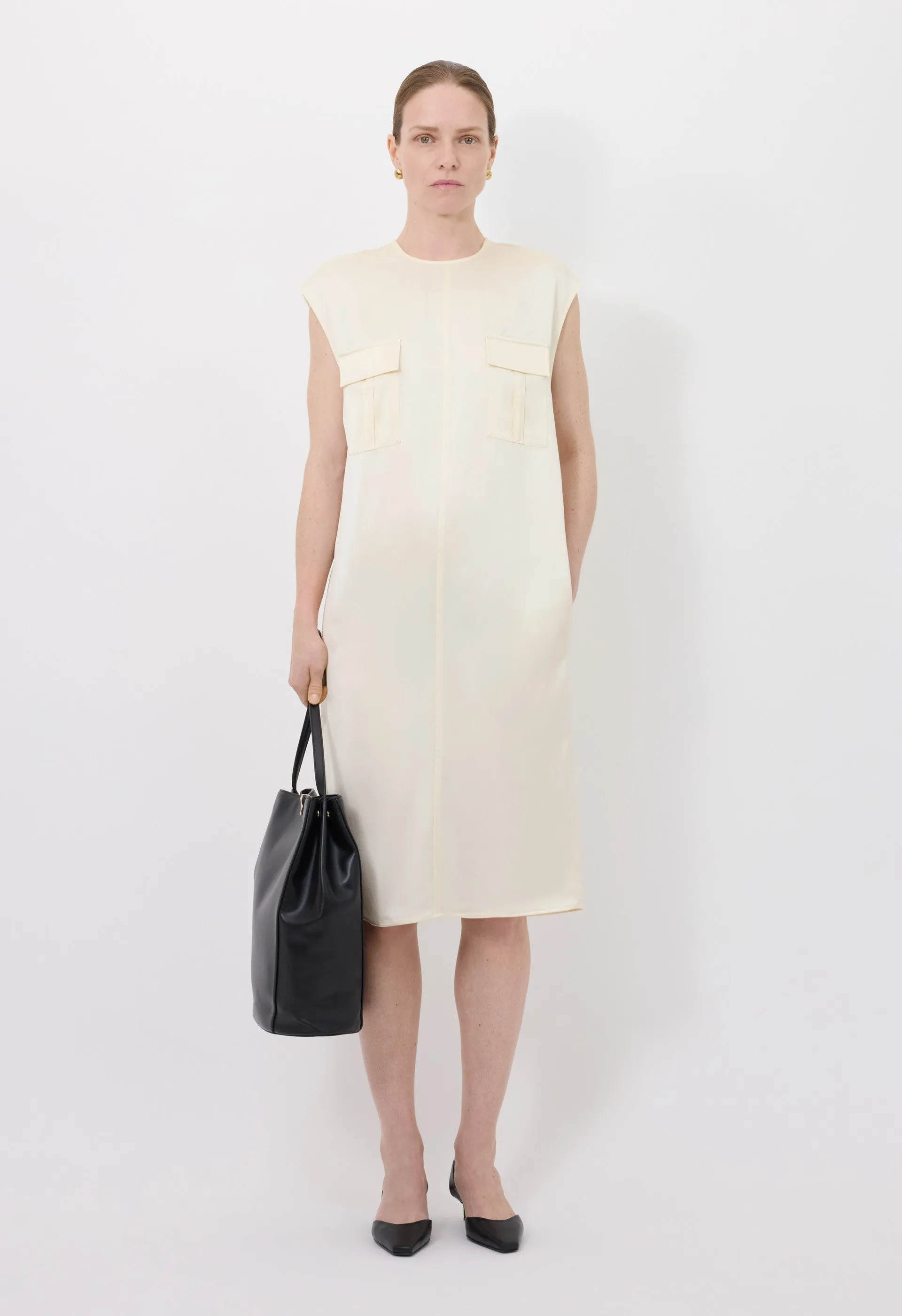 SEENA Satin dress sold by Loulou De Saison