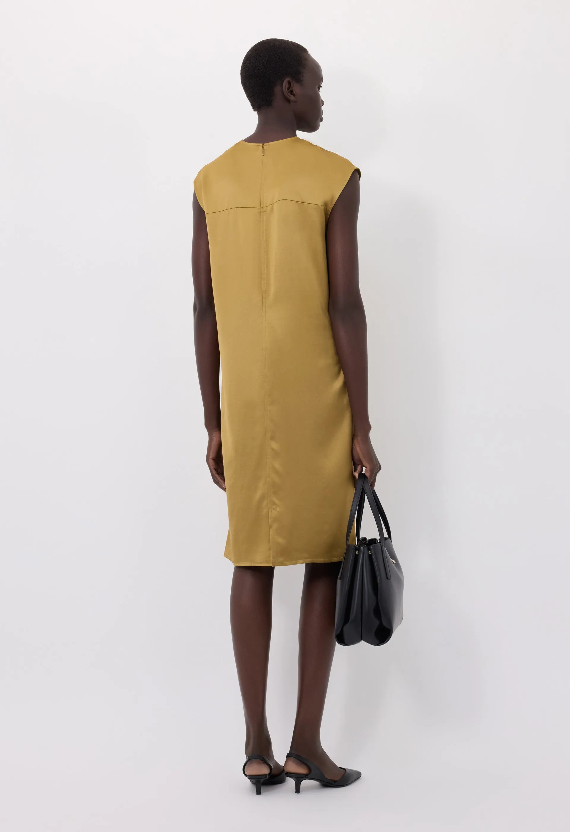 SEENA Satin dress sold by Loulou De Saison product image thumbnail 4