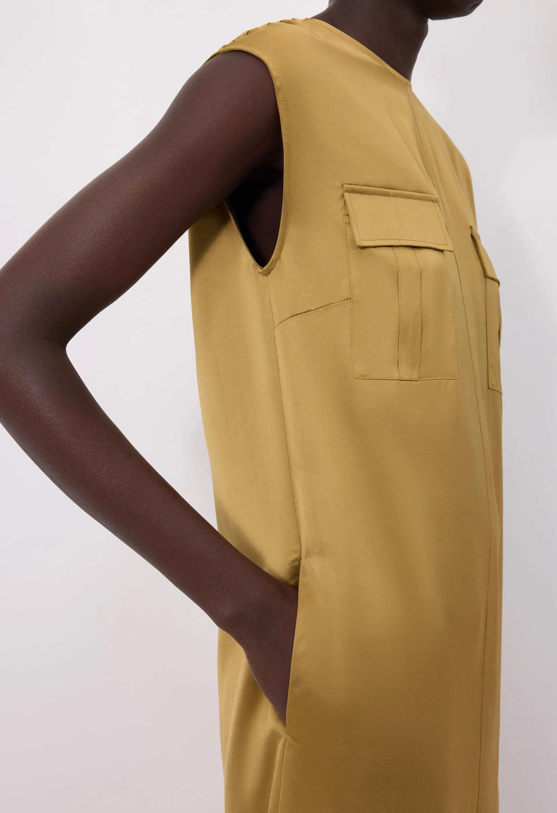 SEENA Satin dress sold by Loulou De Saison product image thumbnail 5