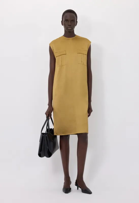 SEENA Satin dress made by Loulou De Saison