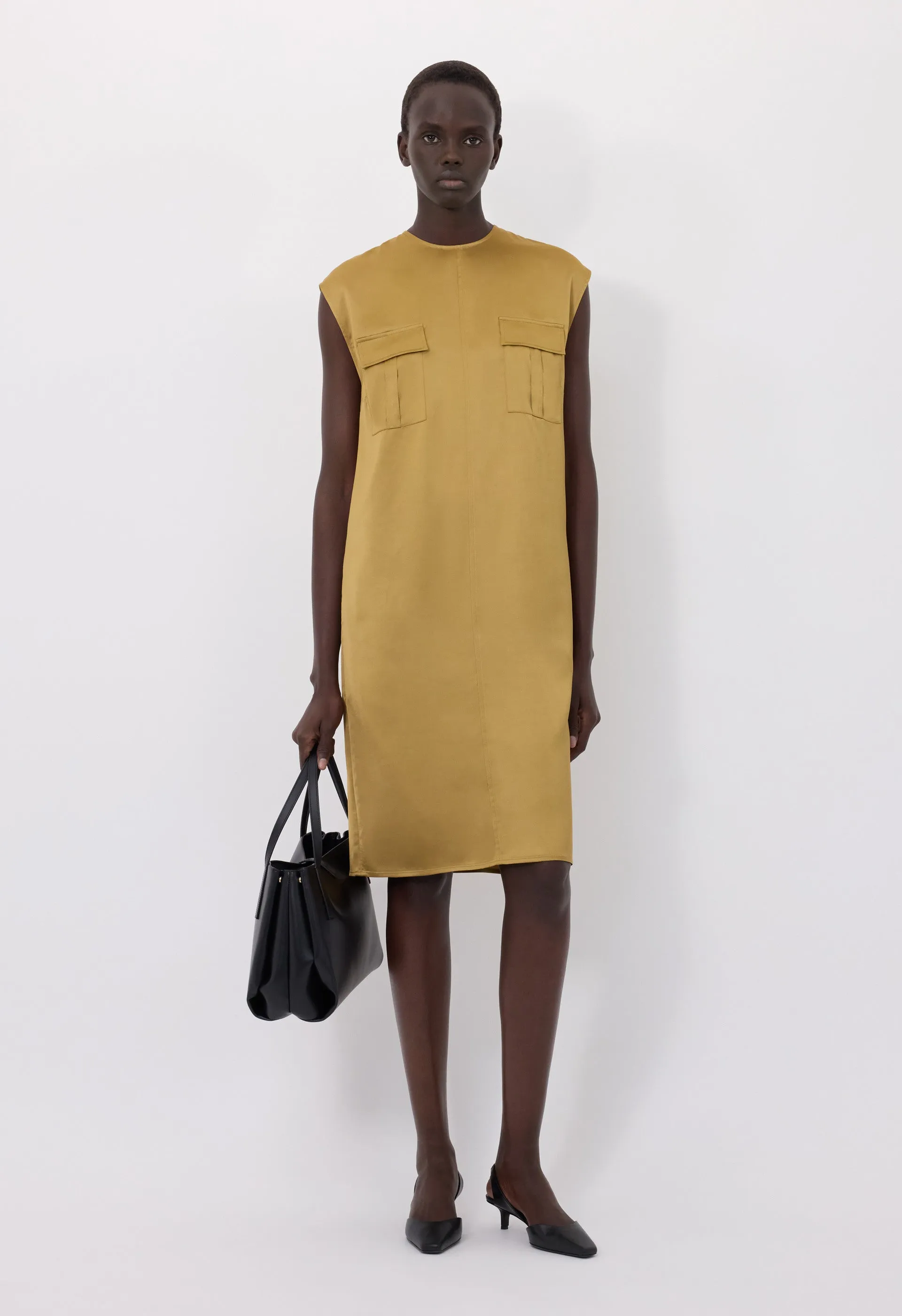 SEENA Satin dress sold by Loulou De Saison