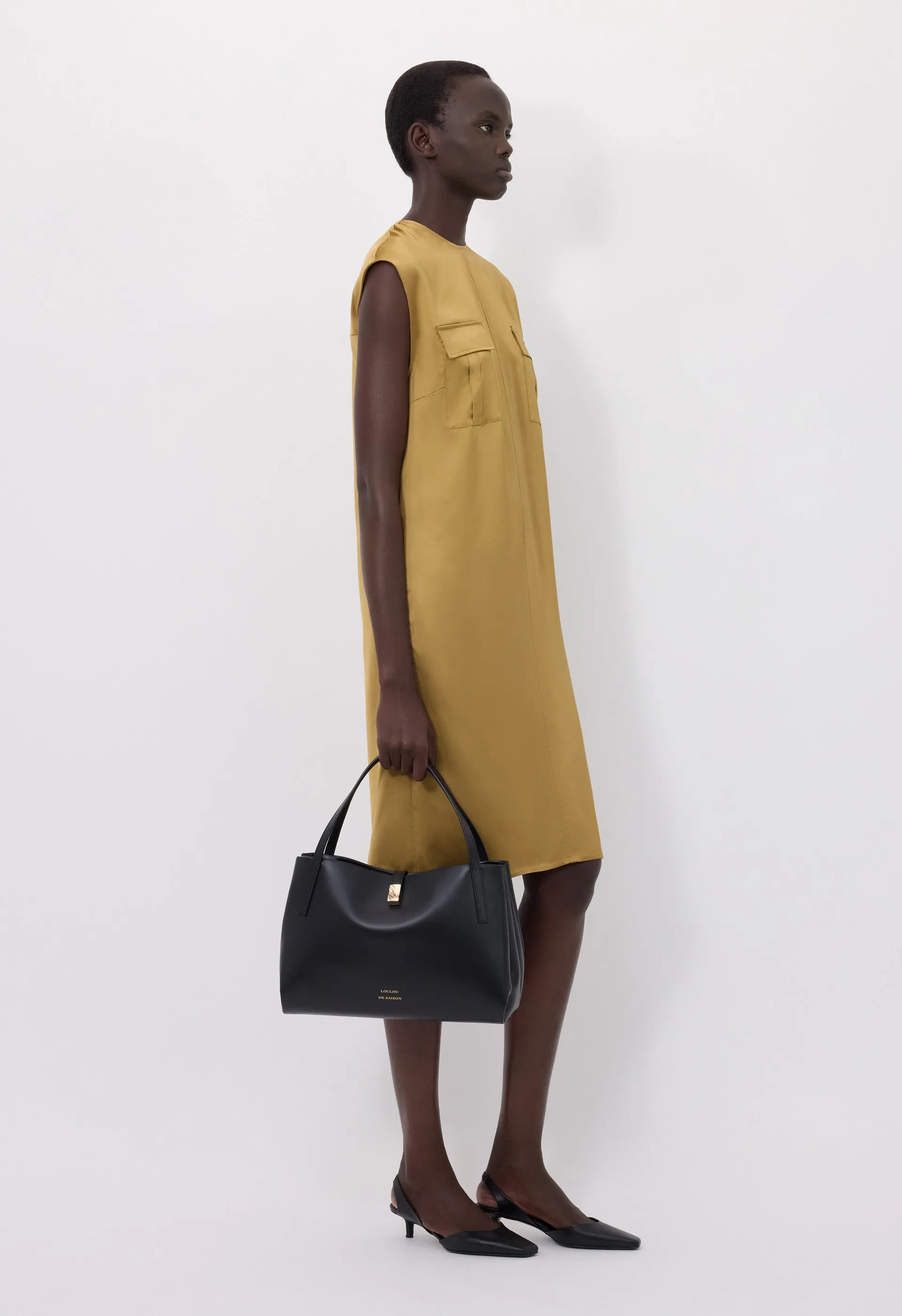 SEENA Satin dress sold by Loulou De Saison product image thumbnail 3