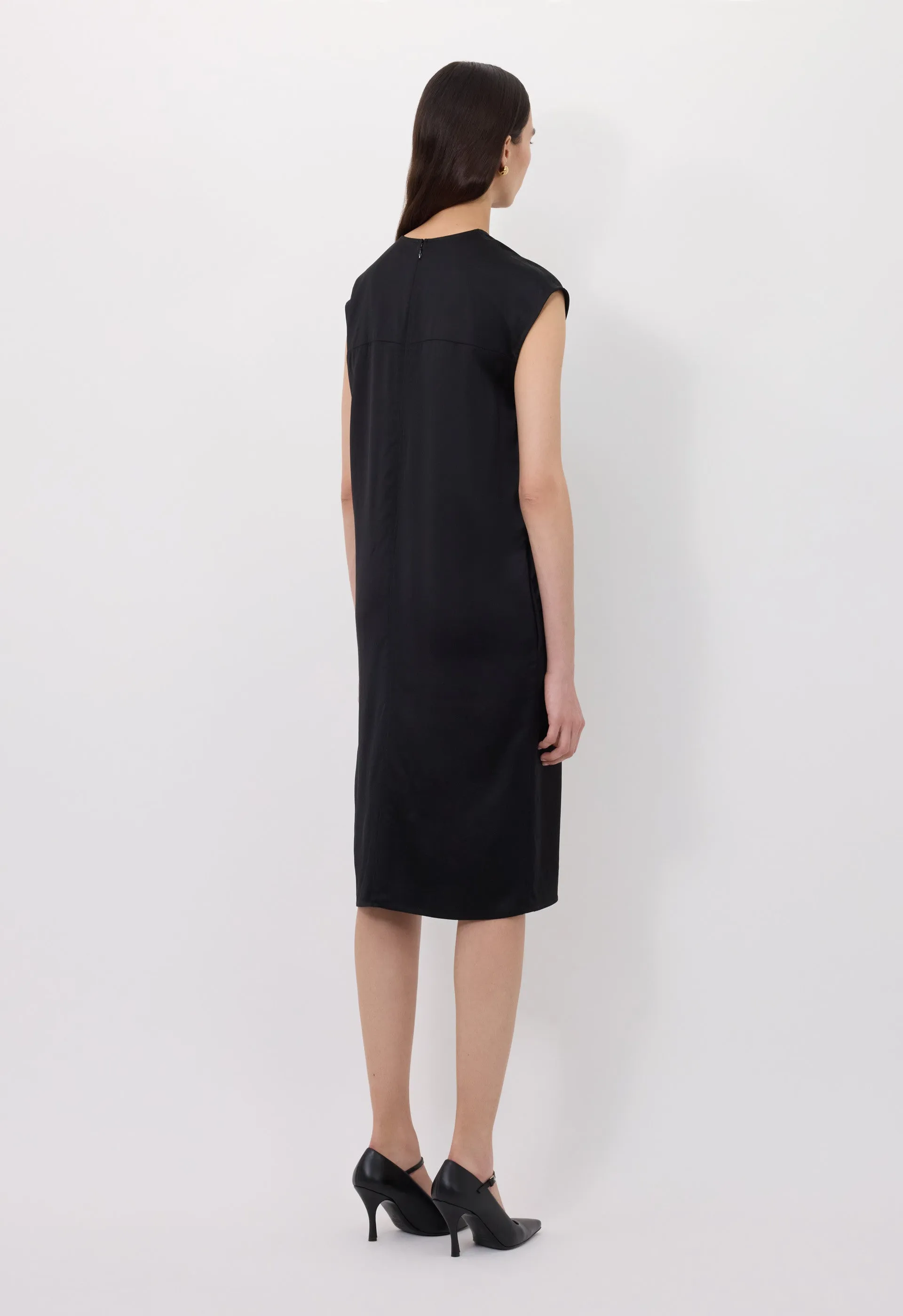 SEENA Satin dress sold by Loulou De Saison product image thumbnail 4