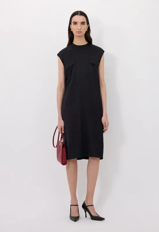 SEENA Satin dress made by Loulou De Saison