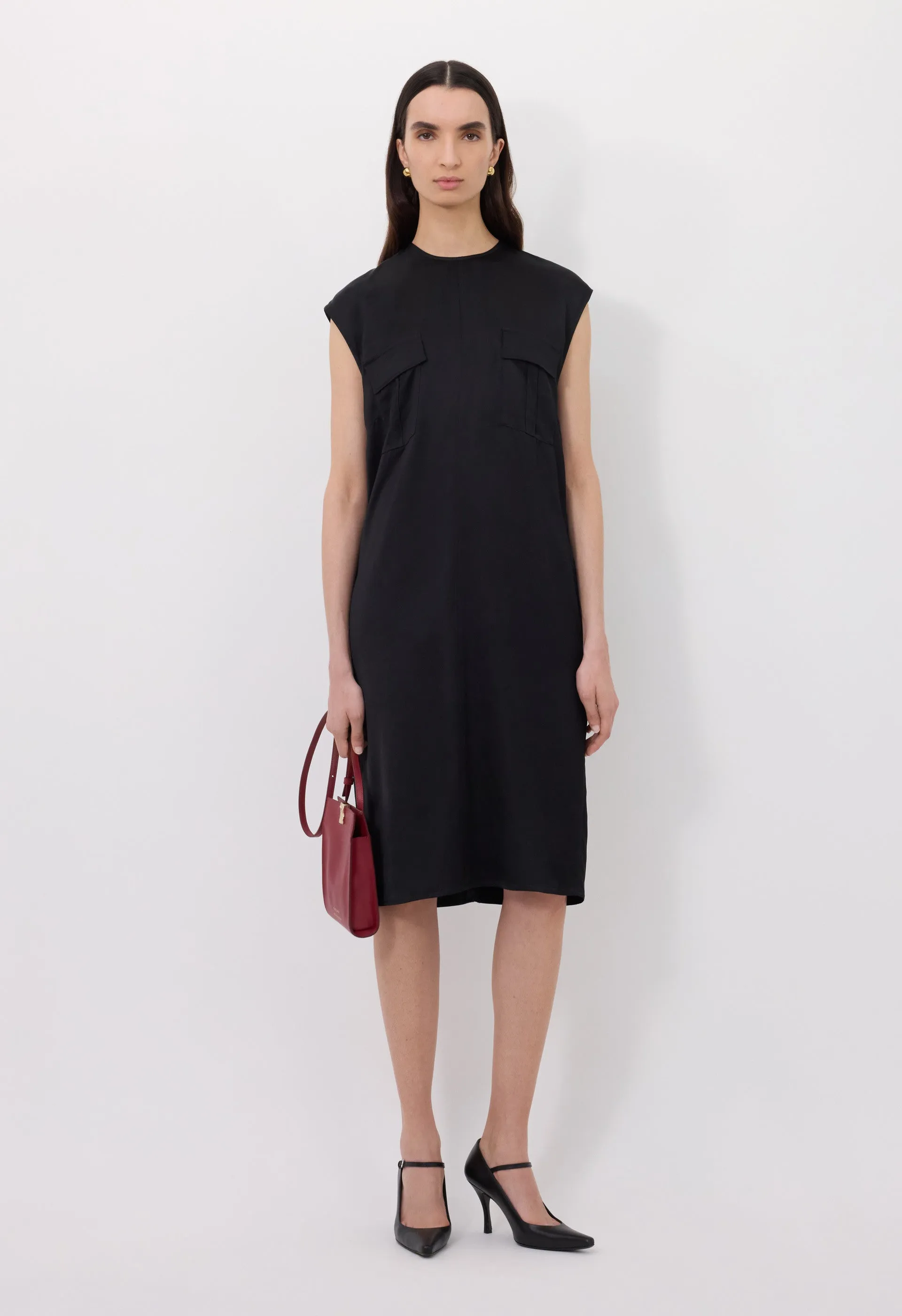 SEENA Satin dress sold by Loulou De Saison