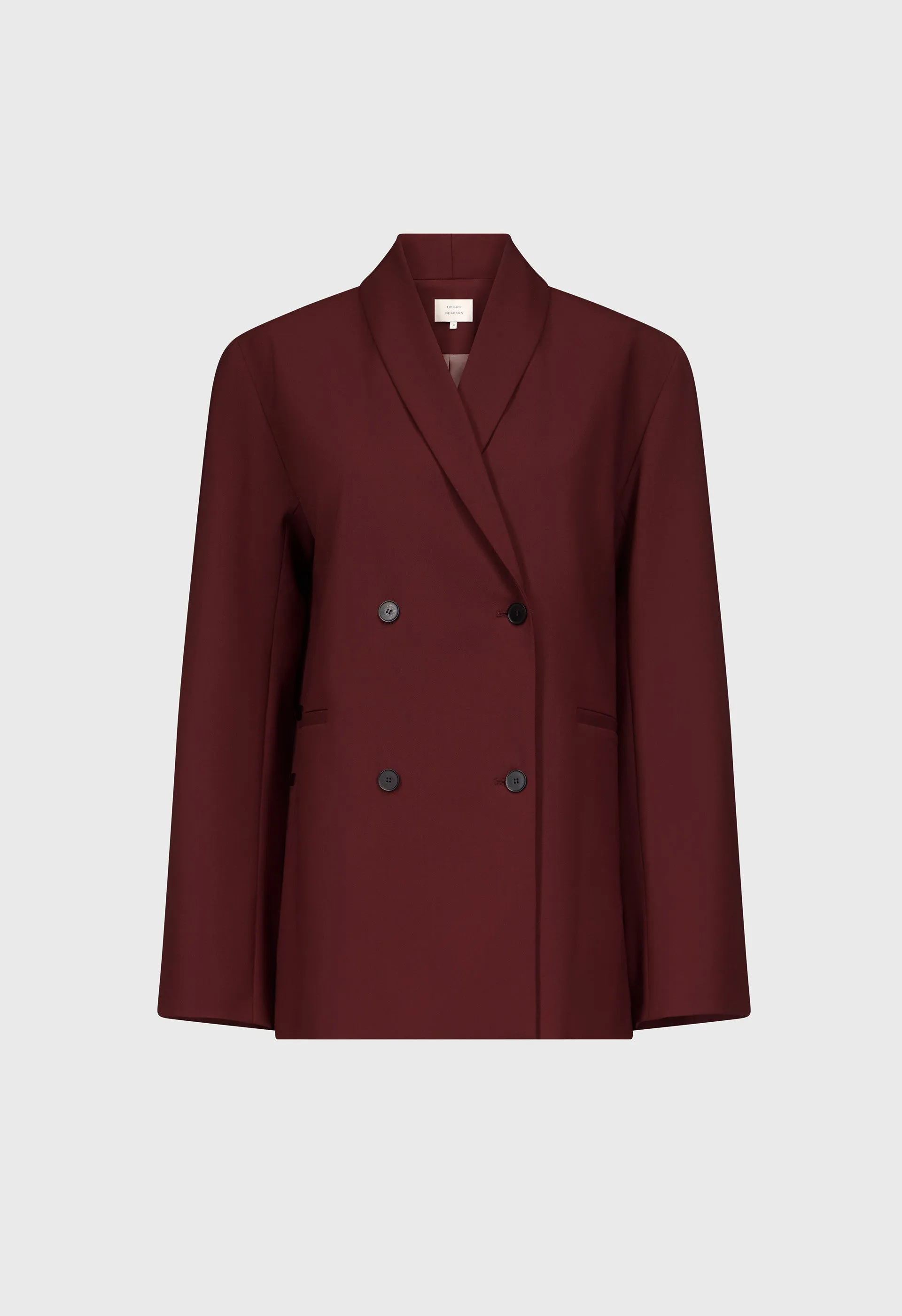 SANCIA LDS Double breasted shawl collar jacket sold by Loulou De Saison product image thumbnail 2