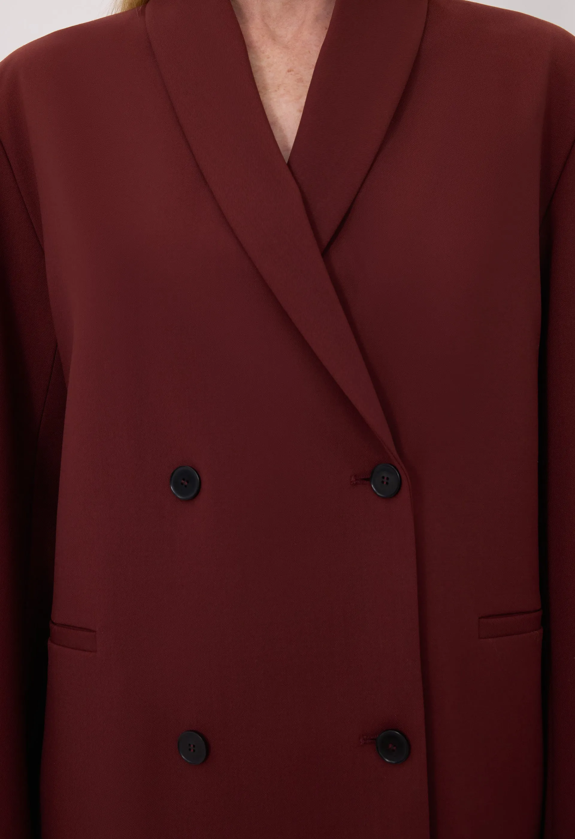 SANCIA LDS Double breasted shawl collar jacket sold by Loulou De Saison product image thumbnail 4