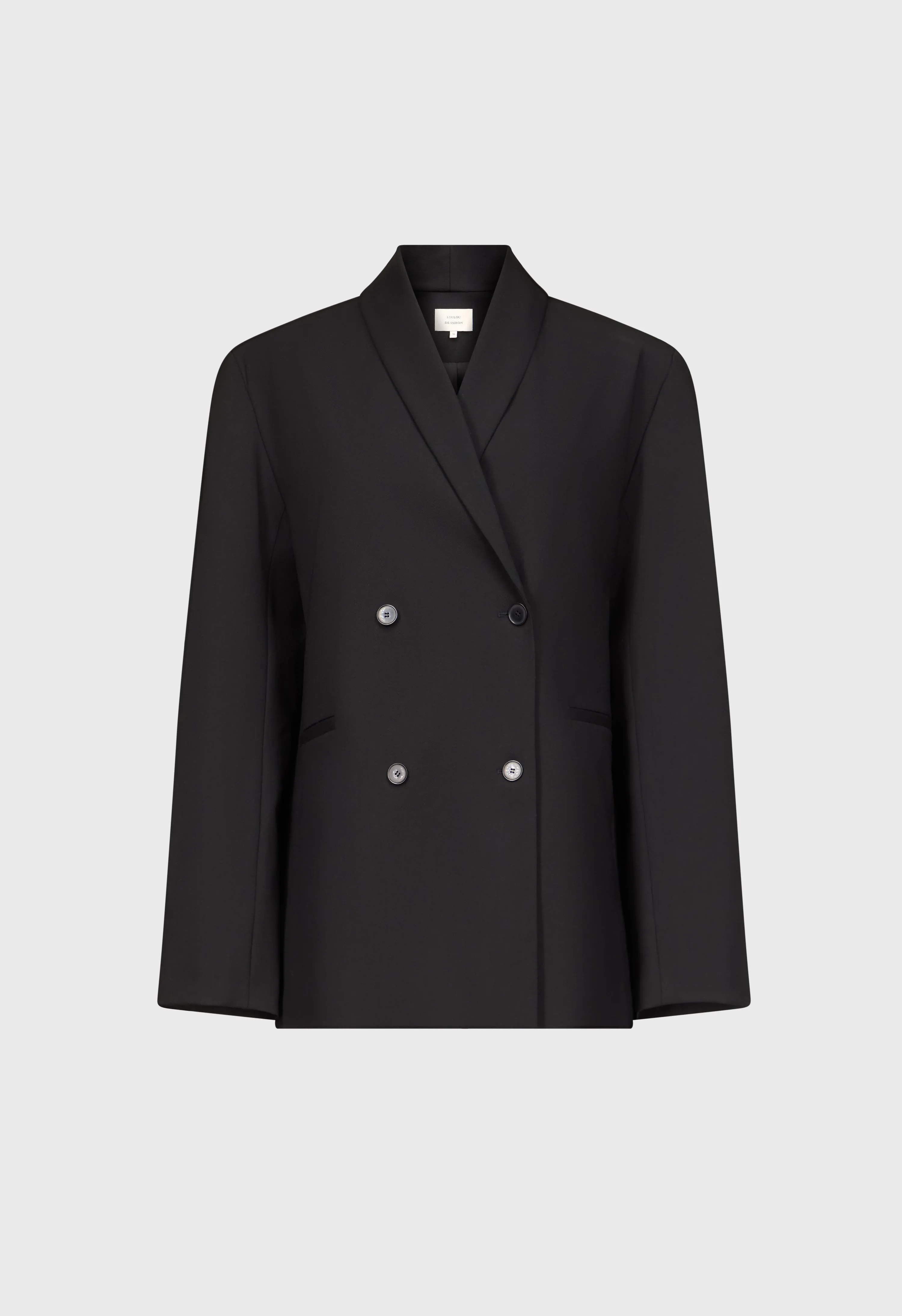 SANCIA LDS Double breasted shawl collar jacket sold by Loulou De Saison product image thumbnail 2