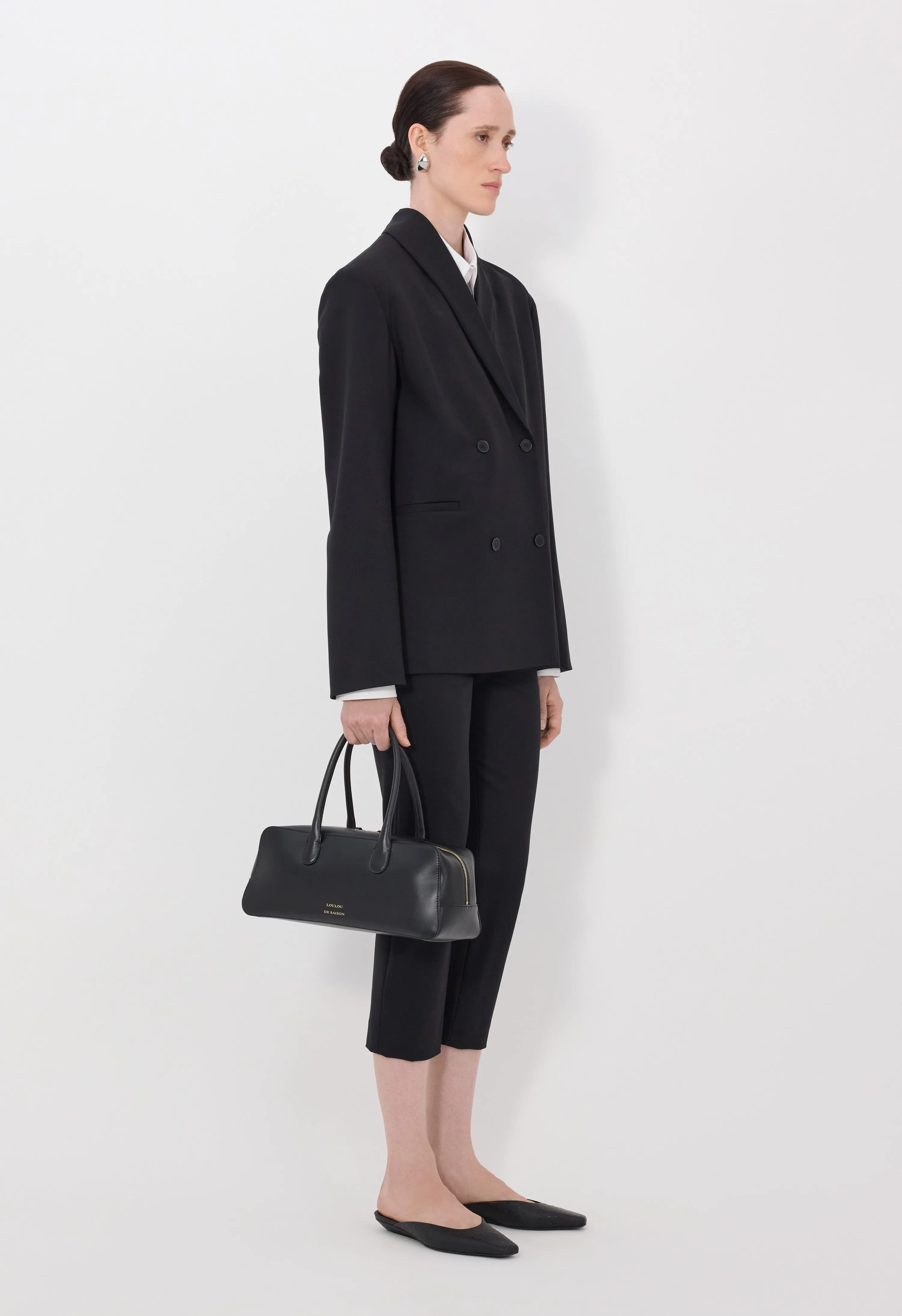 SANCIA LDS Double breasted shawl collar jacket sold by Loulou De Saison product image thumbnail 3