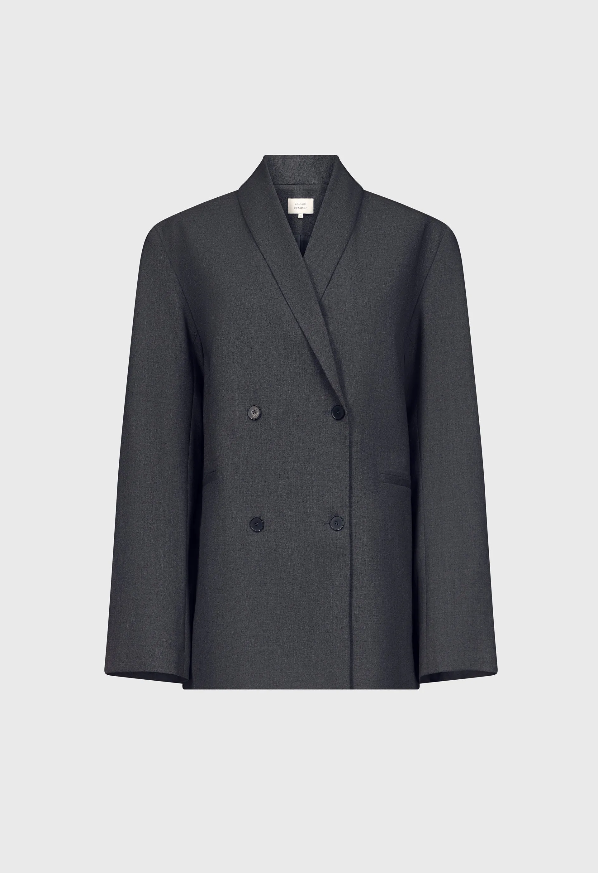 SANCIA LDS Double breasted shawl collar jacket sold by Loulou De Saison product image thumbnail 2