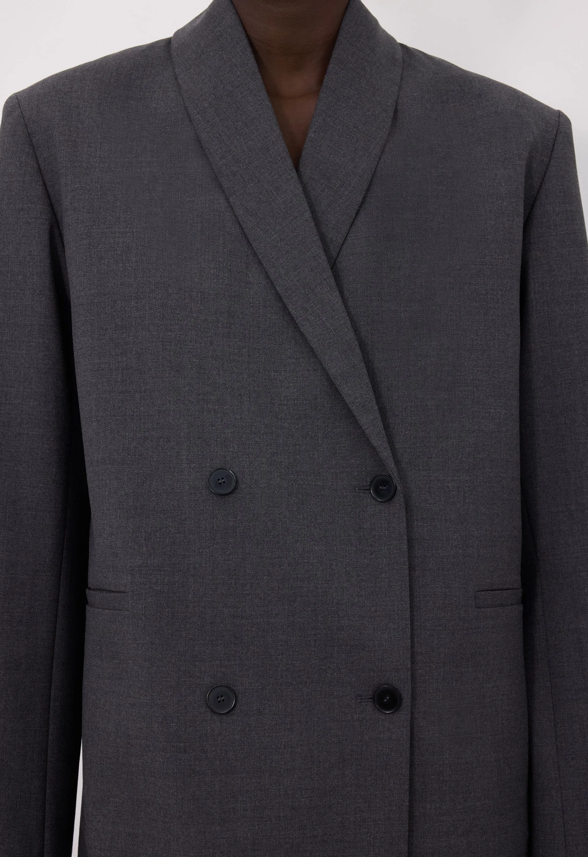 SANCIA LDS Double breasted shawl collar jacket sold by Loulou De Saison product image thumbnail 4