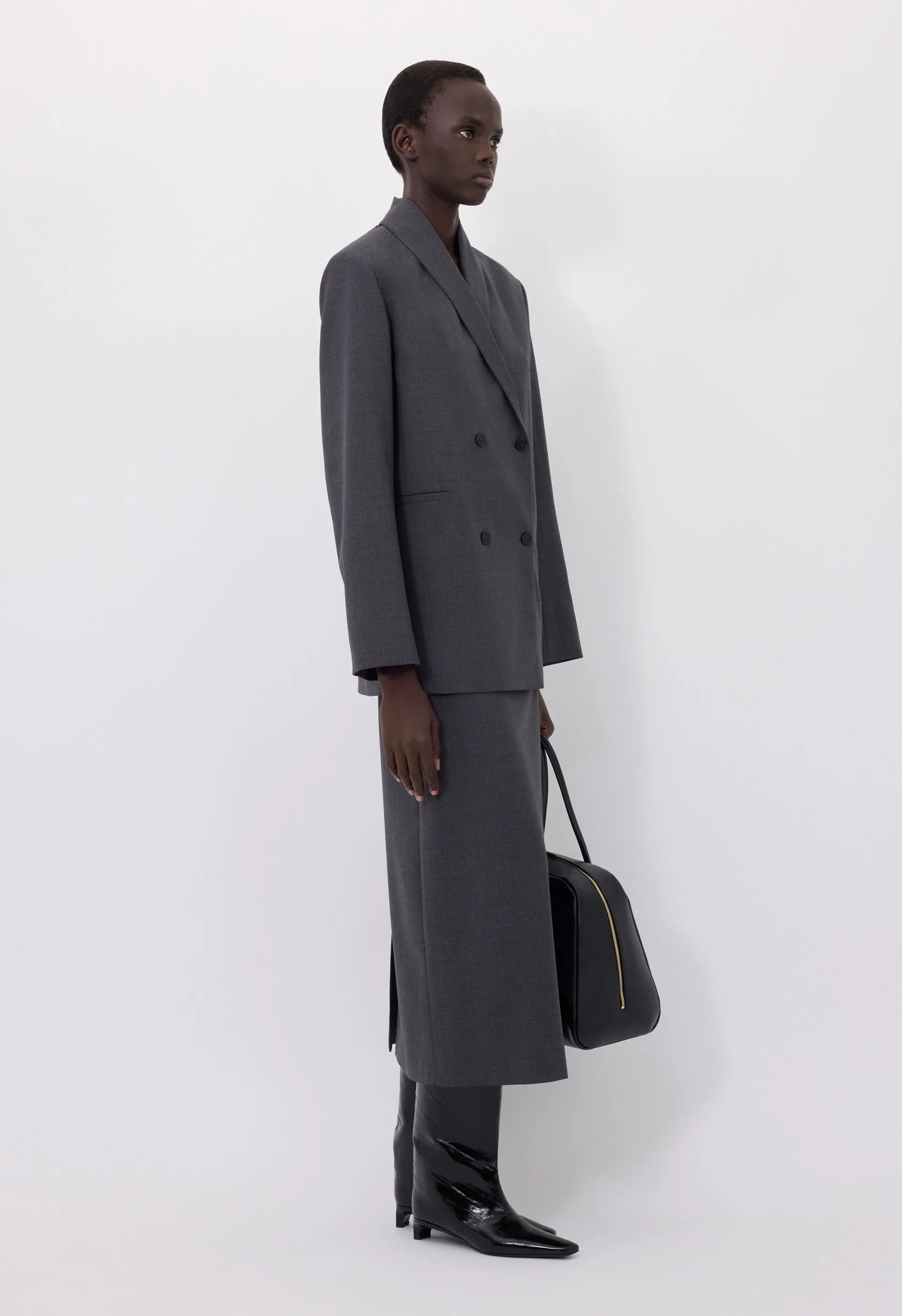 SANCIA LDS Double breasted shawl collar jacket sold by Loulou De Saison product image thumbnail 3