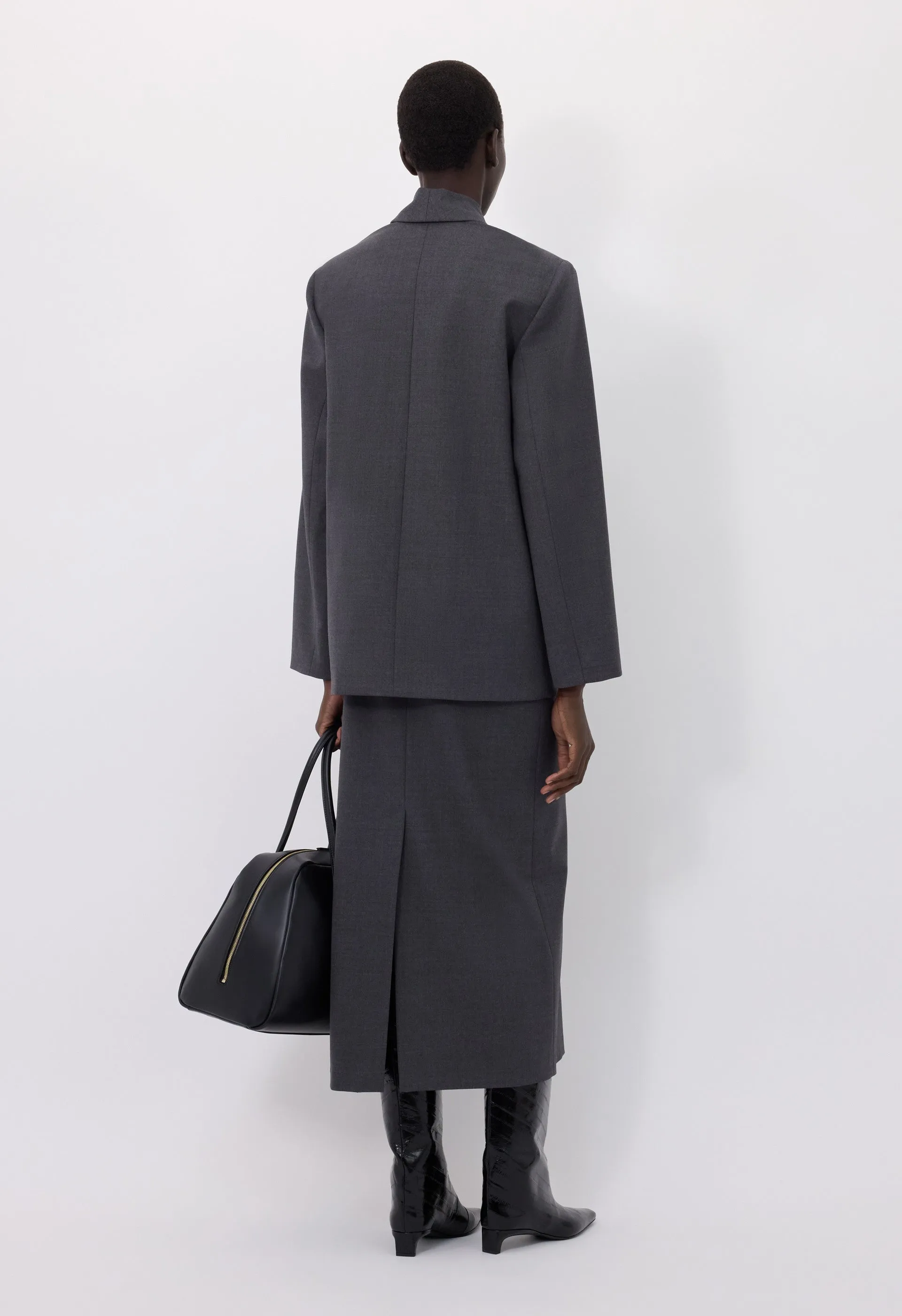 SANCIA LDS Double breasted shawl collar jacket sold by Loulou De Saison product image thumbnail 5