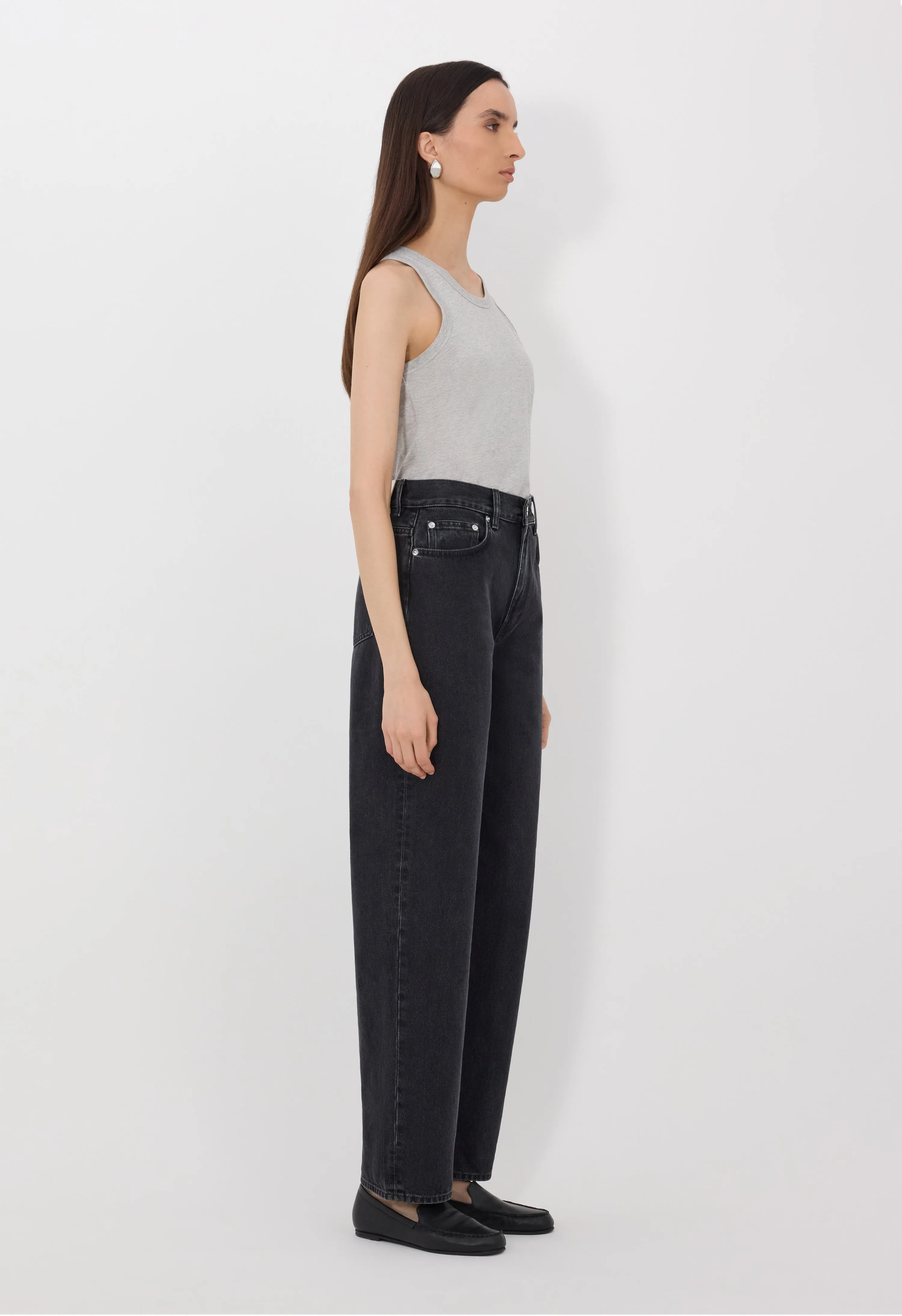 SAMUR LDS Organic denim boyfriend jeans sold by Loulou De Saison product image thumbnail 3