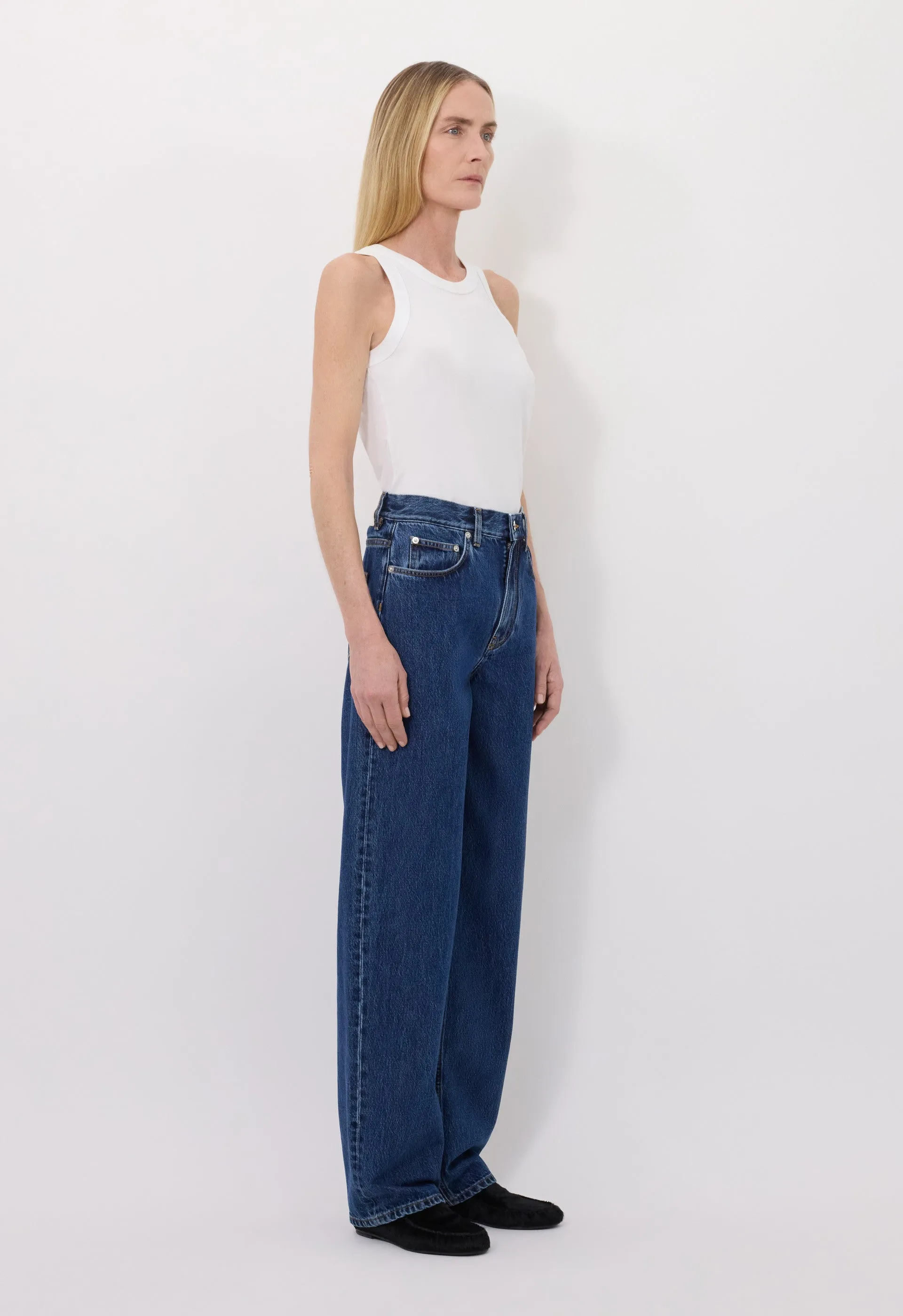 SAMUR LDS Organic denim boyfriend jeans sold by Loulou De Saison product image thumbnail 3